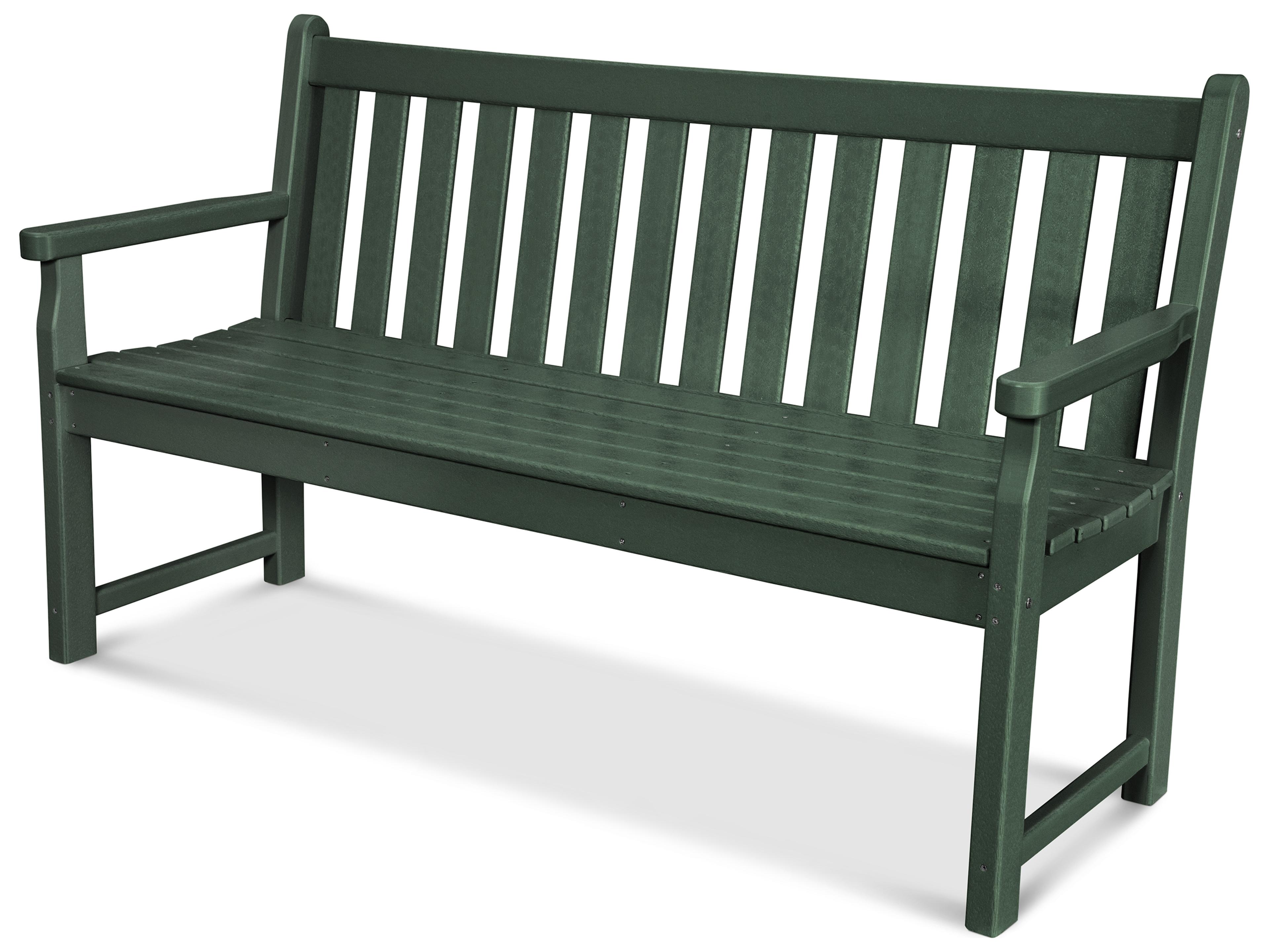 POLYWOOD® Traditional Garden Recycled Plastic Outdoor Patio Bench