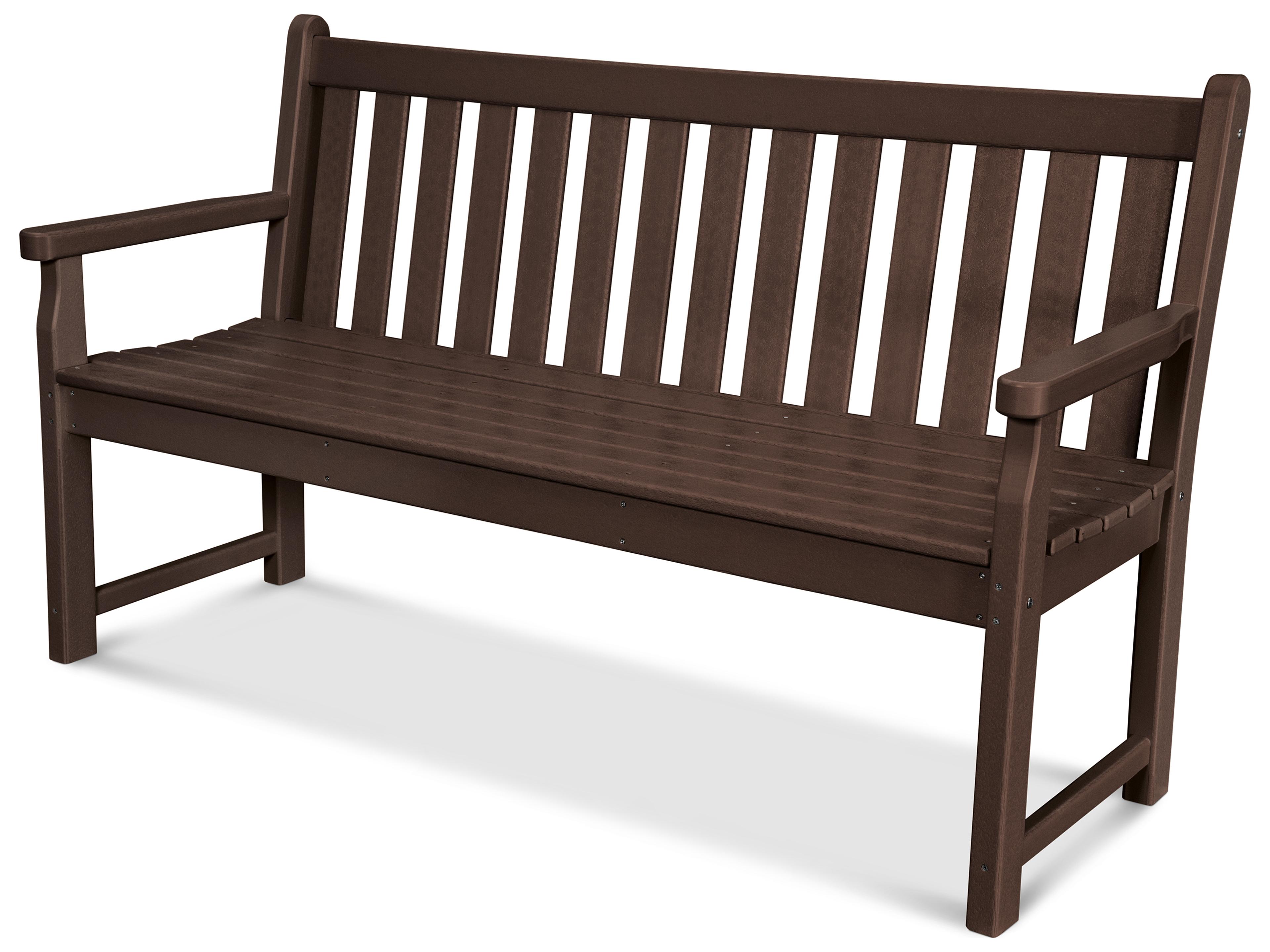 POLYWOOD® Traditional Garden Recycled Plastic Outdoor Patio Bench