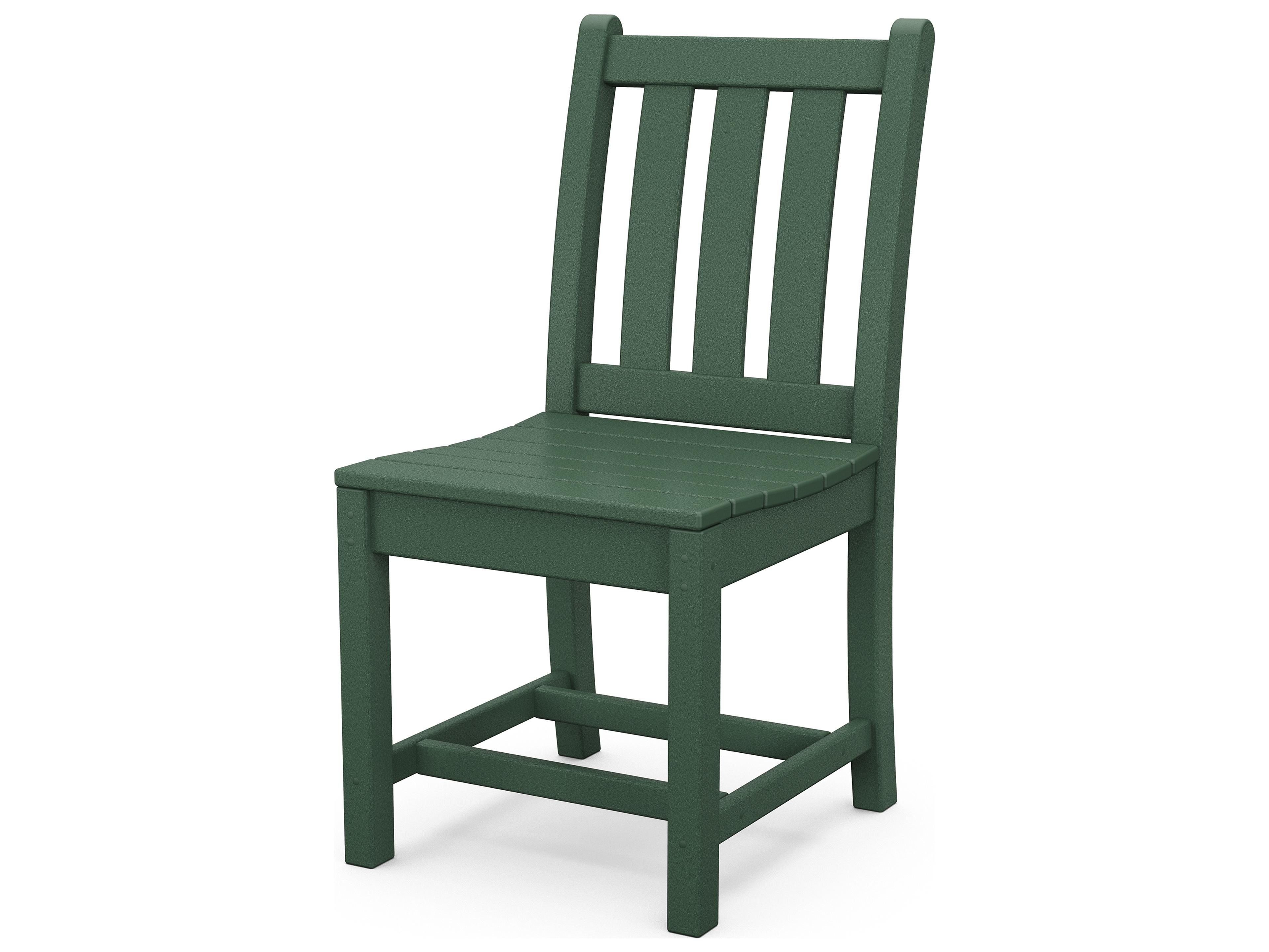 POLYWOOD® Traditional Garden Recycled Plastic Outdoor Dining Chair