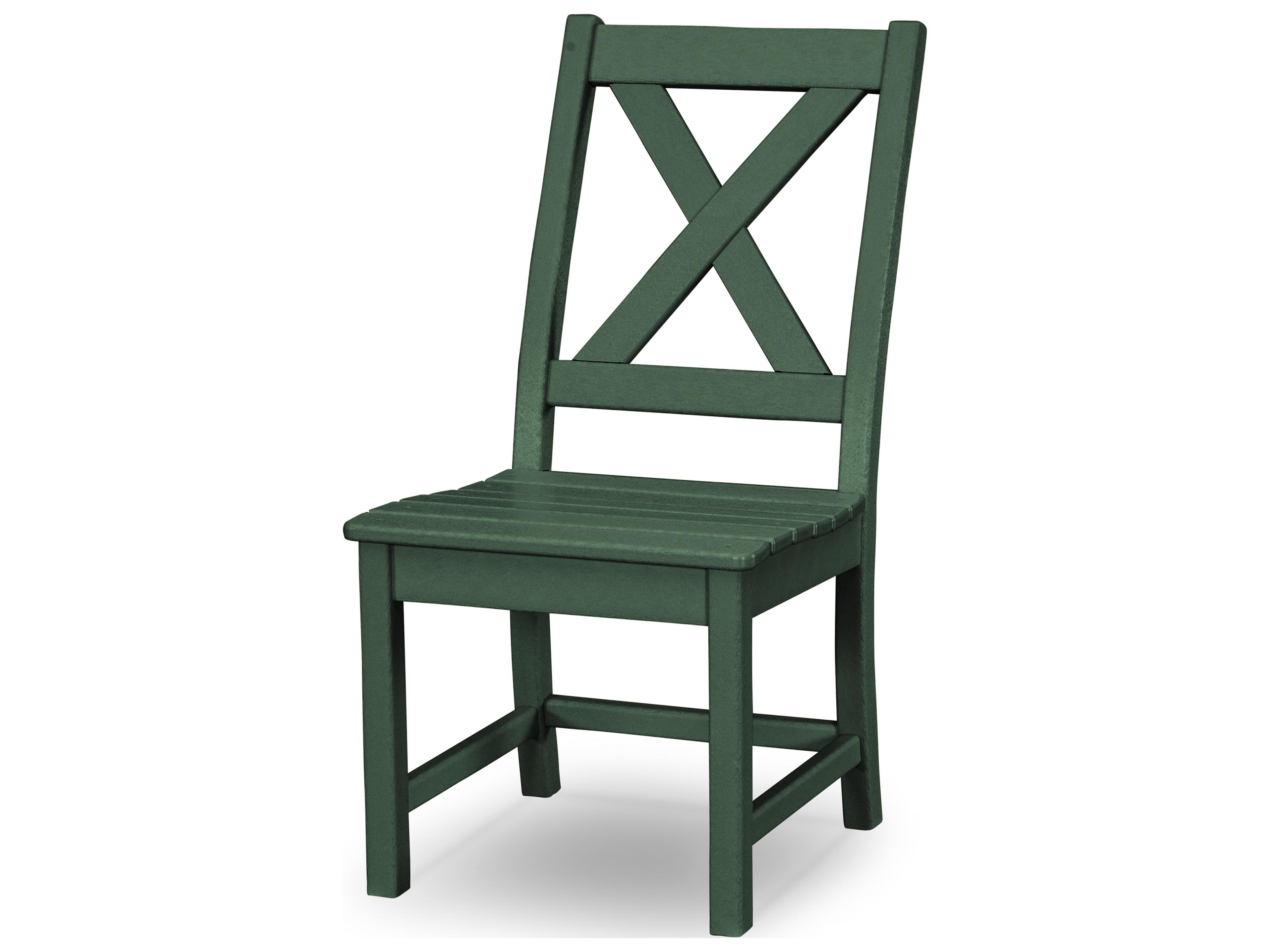 POLYWOOD® Braxton Recycled Plastic Outdoor Patio Dining Side Chair
