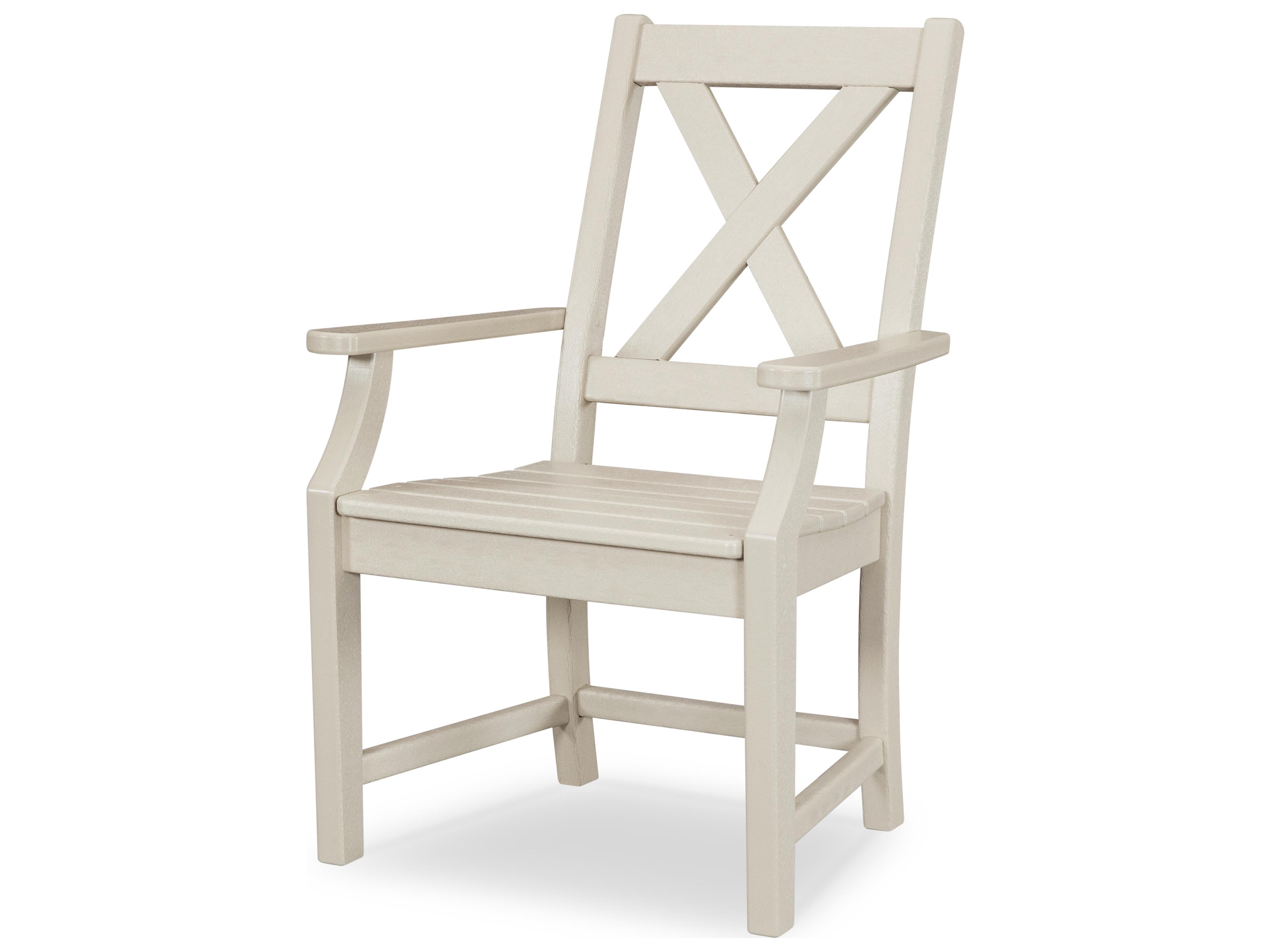 POLYWOOD® Braxton Recycled Plastic Patio Dining Arm Chair