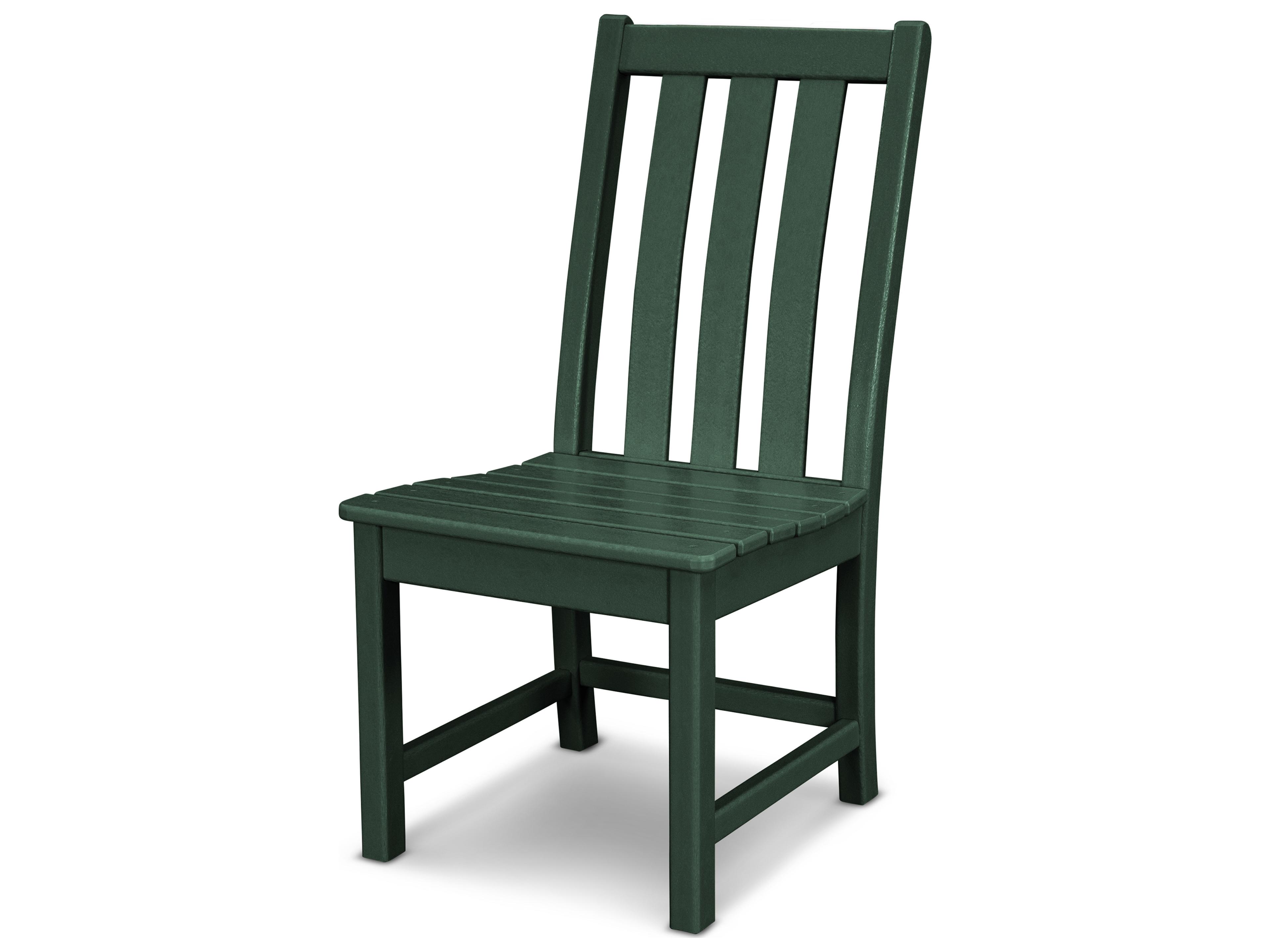 POLYWOOD® Vineyard Recycled Plastic Outdoor Dining Side Chair