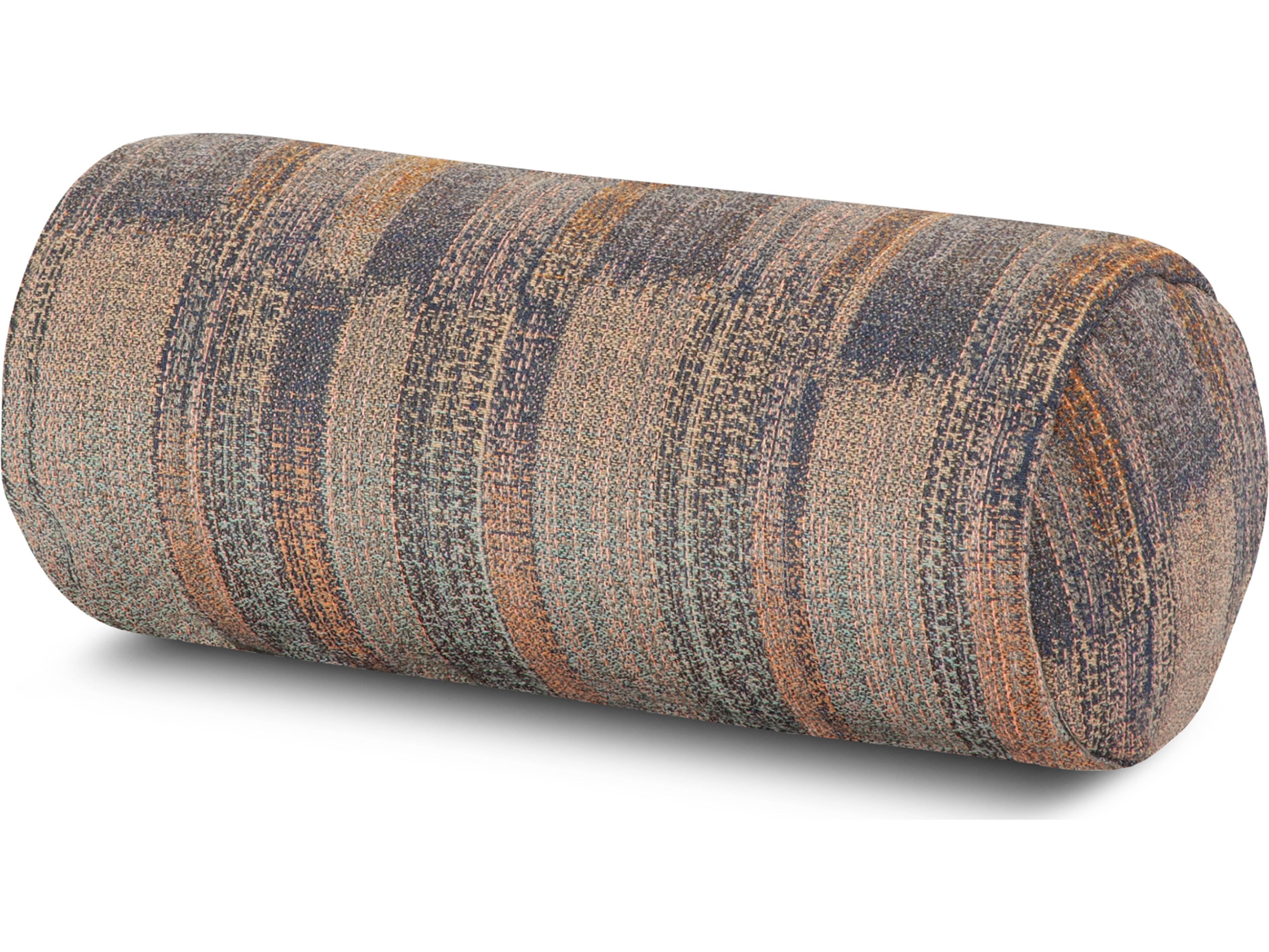 POLYWOOD® Ateeva Outdoor Bolster Pillow in Silver Garnet