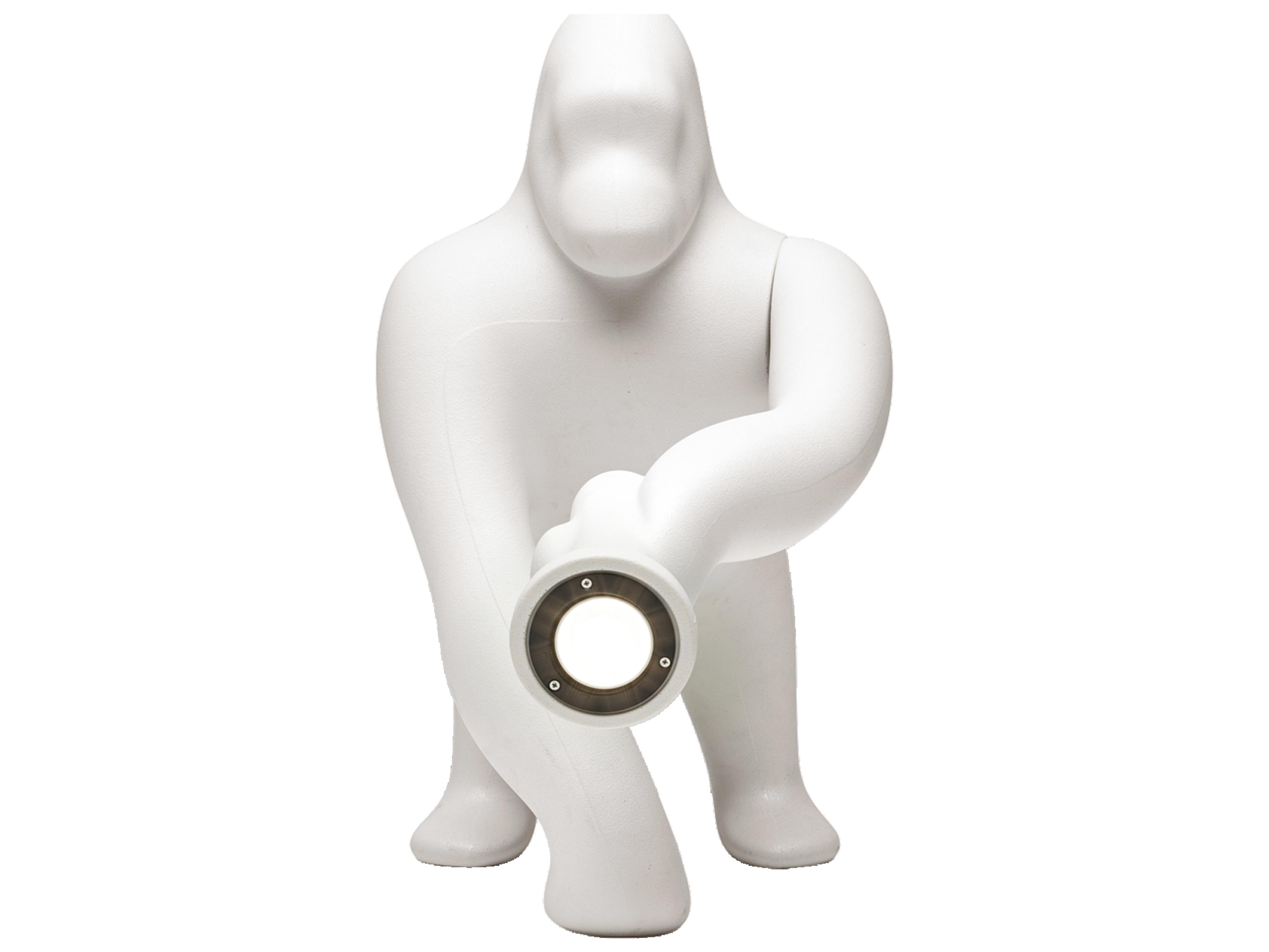 Qeeboo Kong Ivory White Floor Lamp