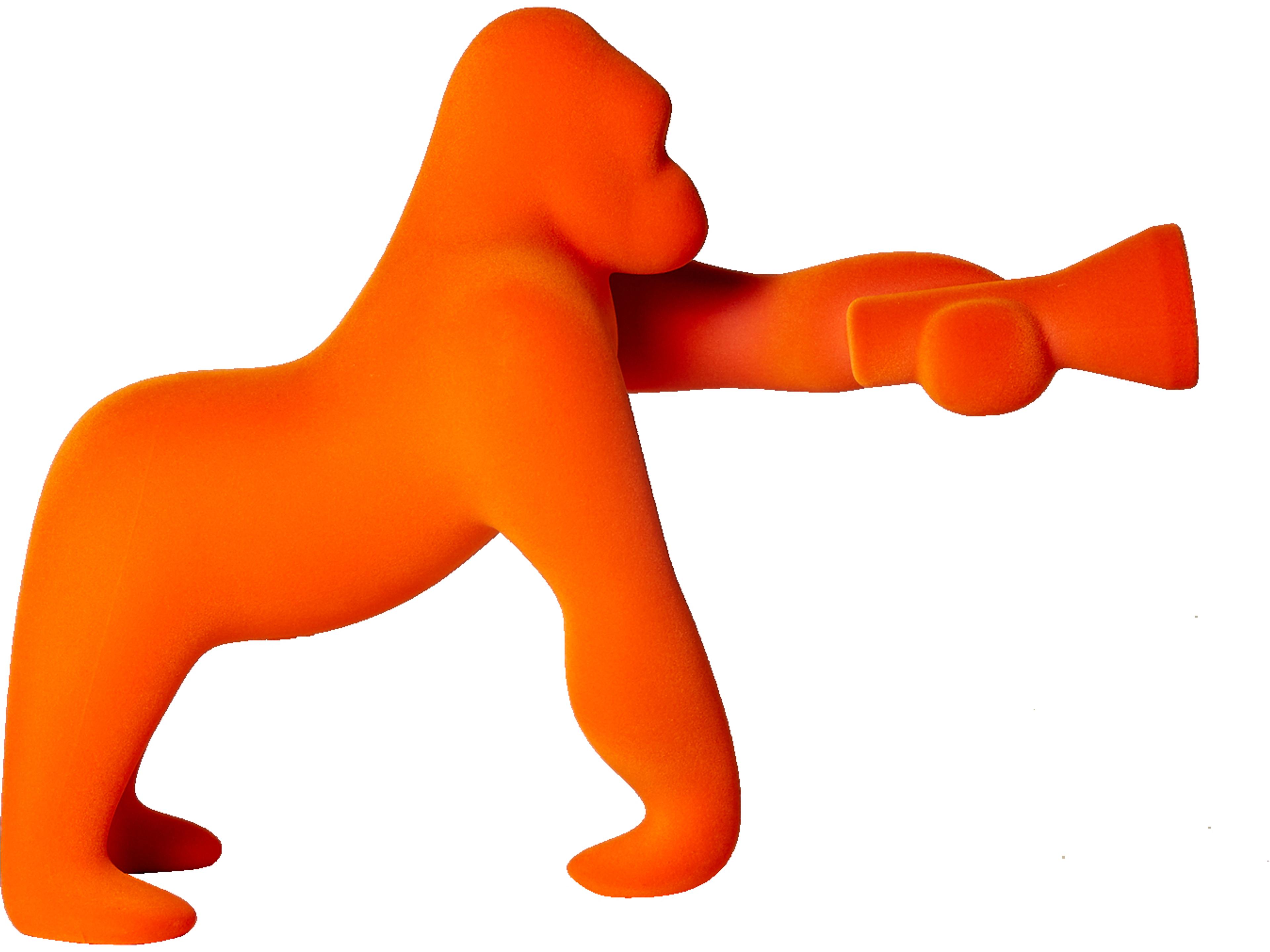 Kong XS Orange Velvet Table Lamp