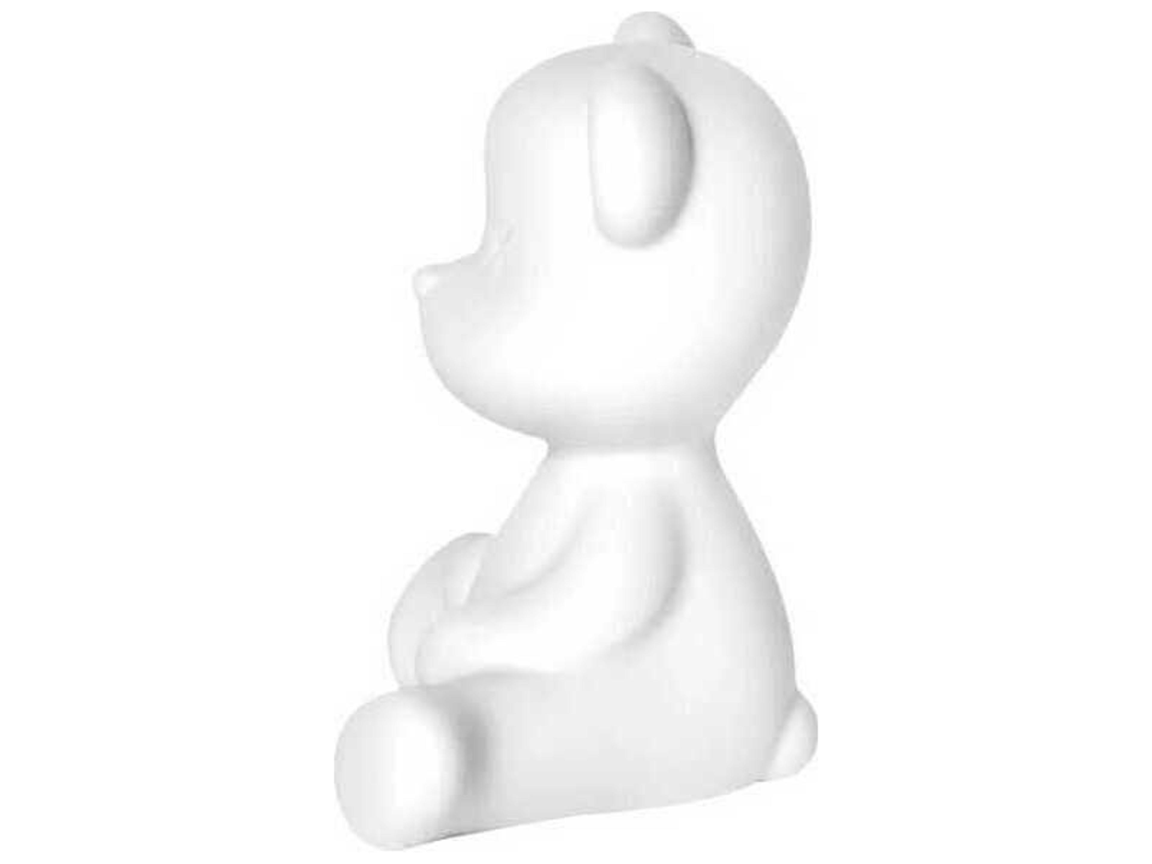 Qeeboo Teddy Boy Translucent White Table Lamp