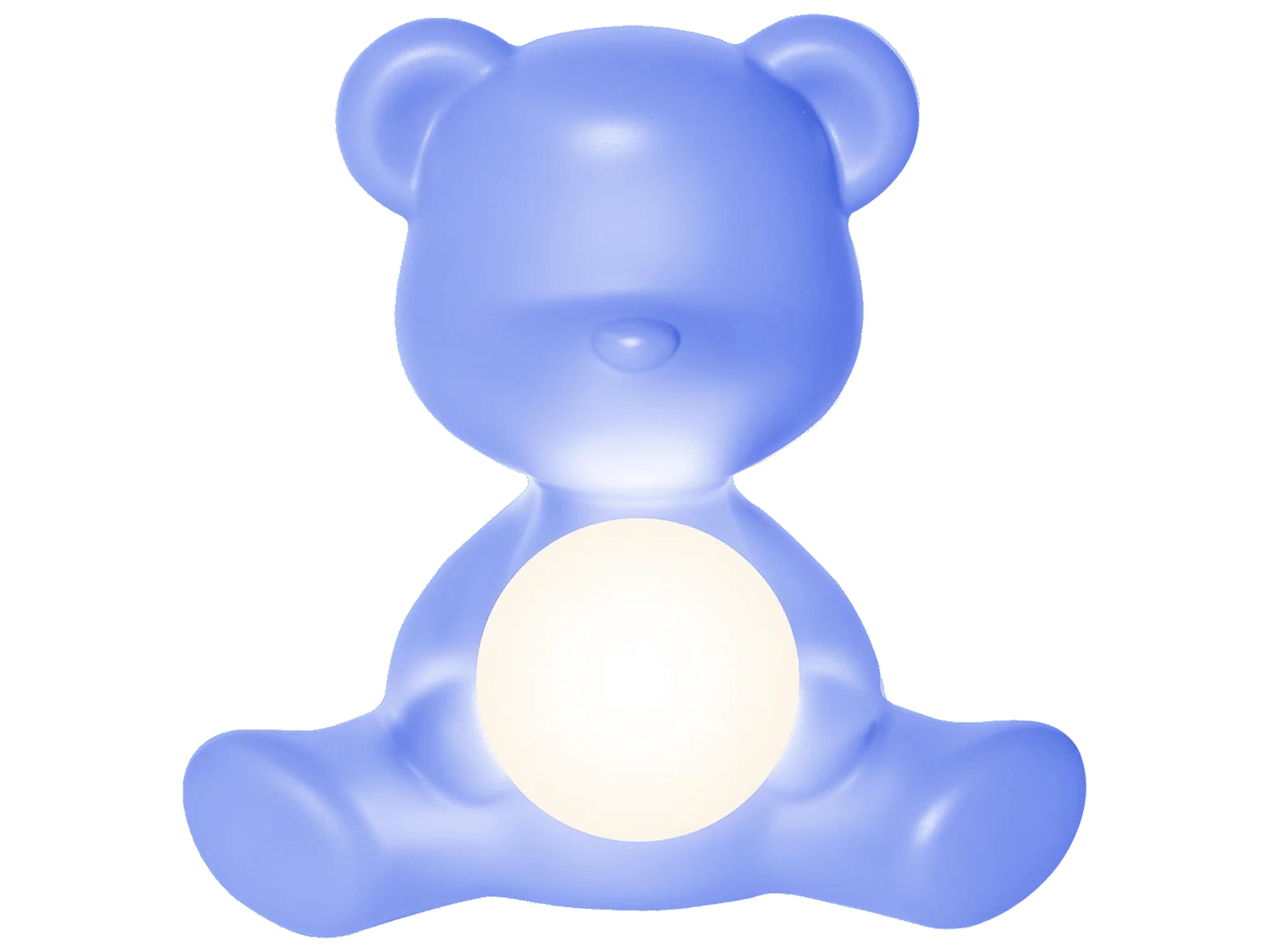 Teddy Girl Light Blue Table Lamp