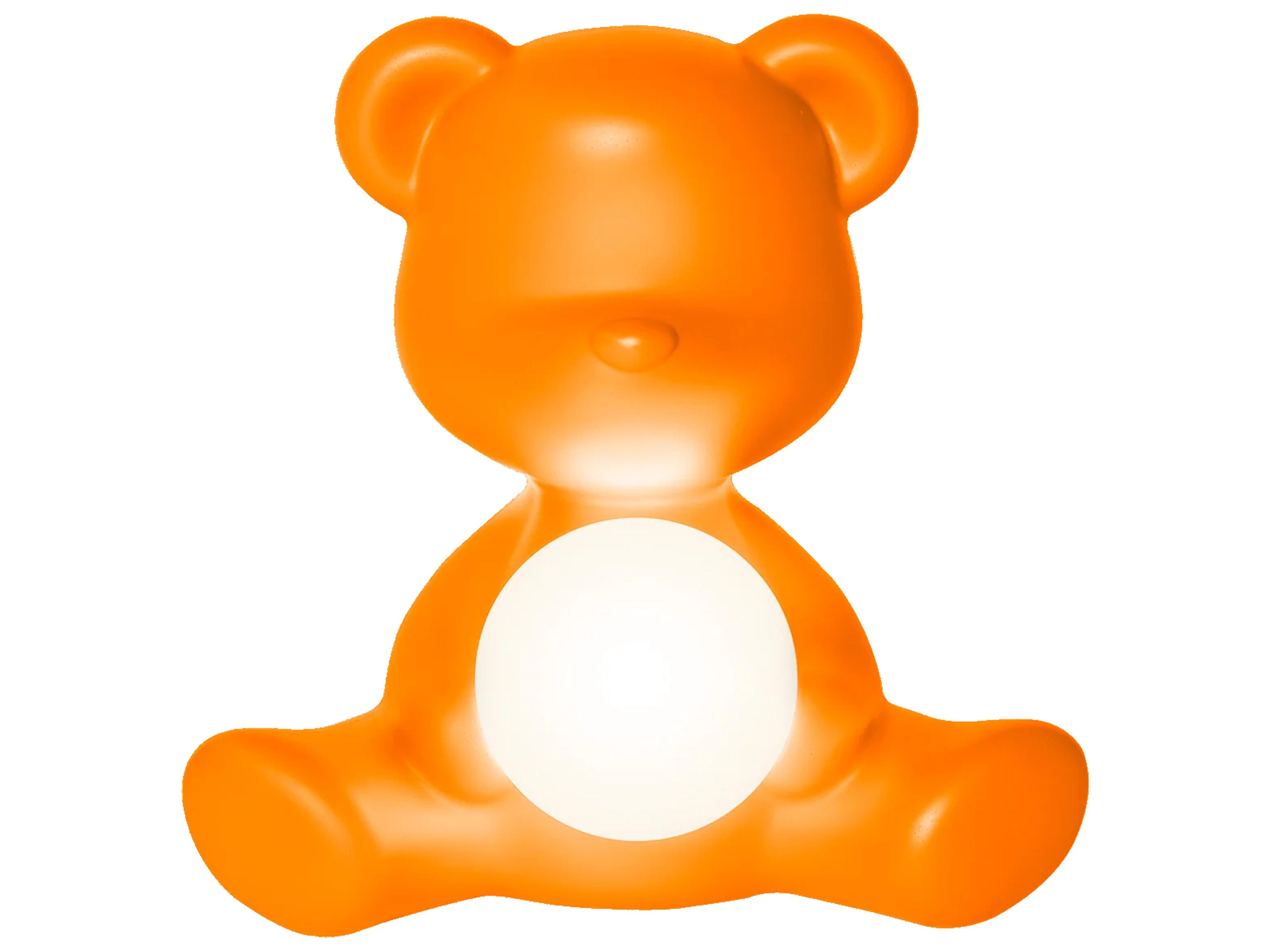 Teddy Girl Orange Table Lamp