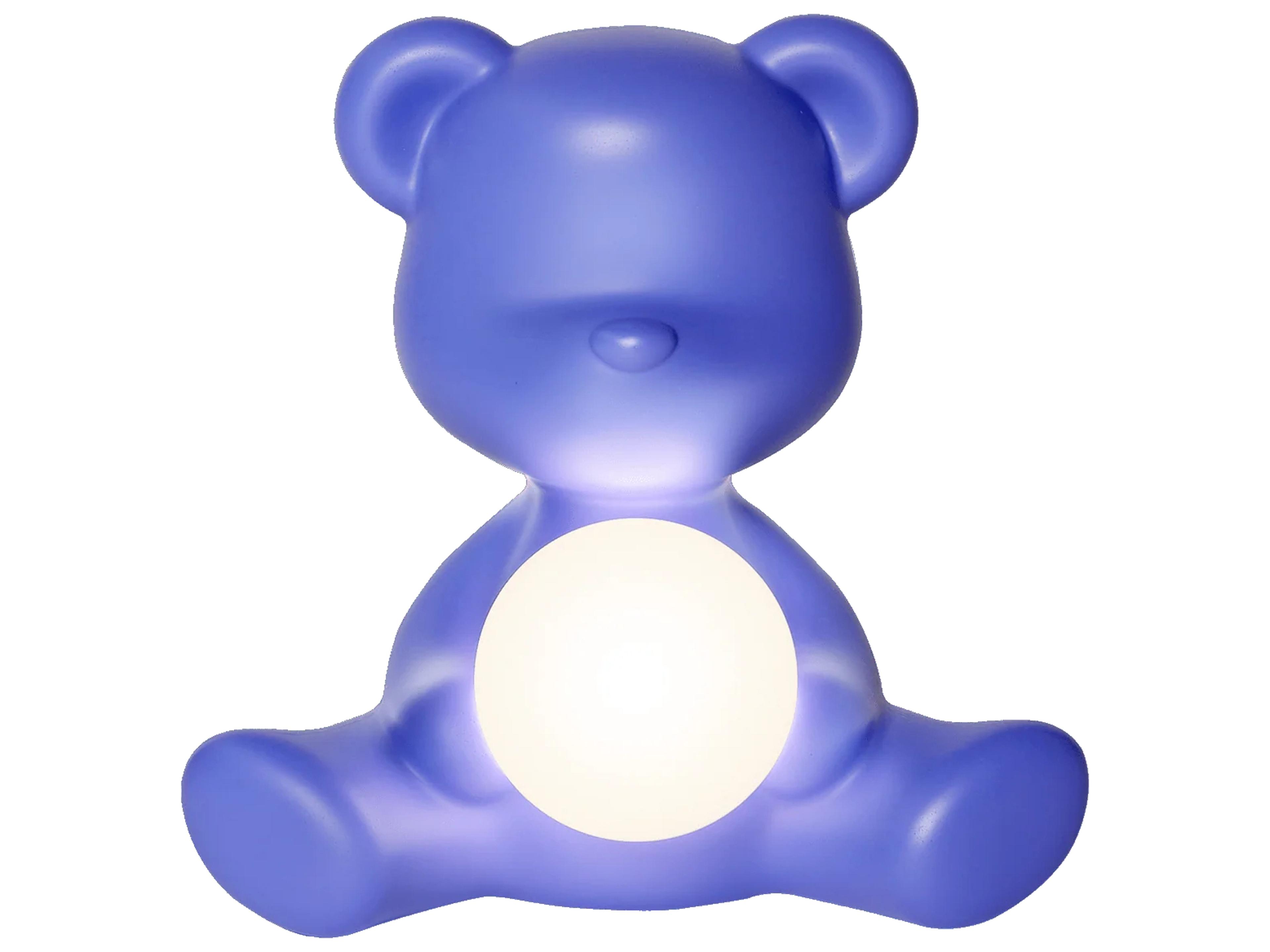 Teddy Girl Violet Purple Table Lamp