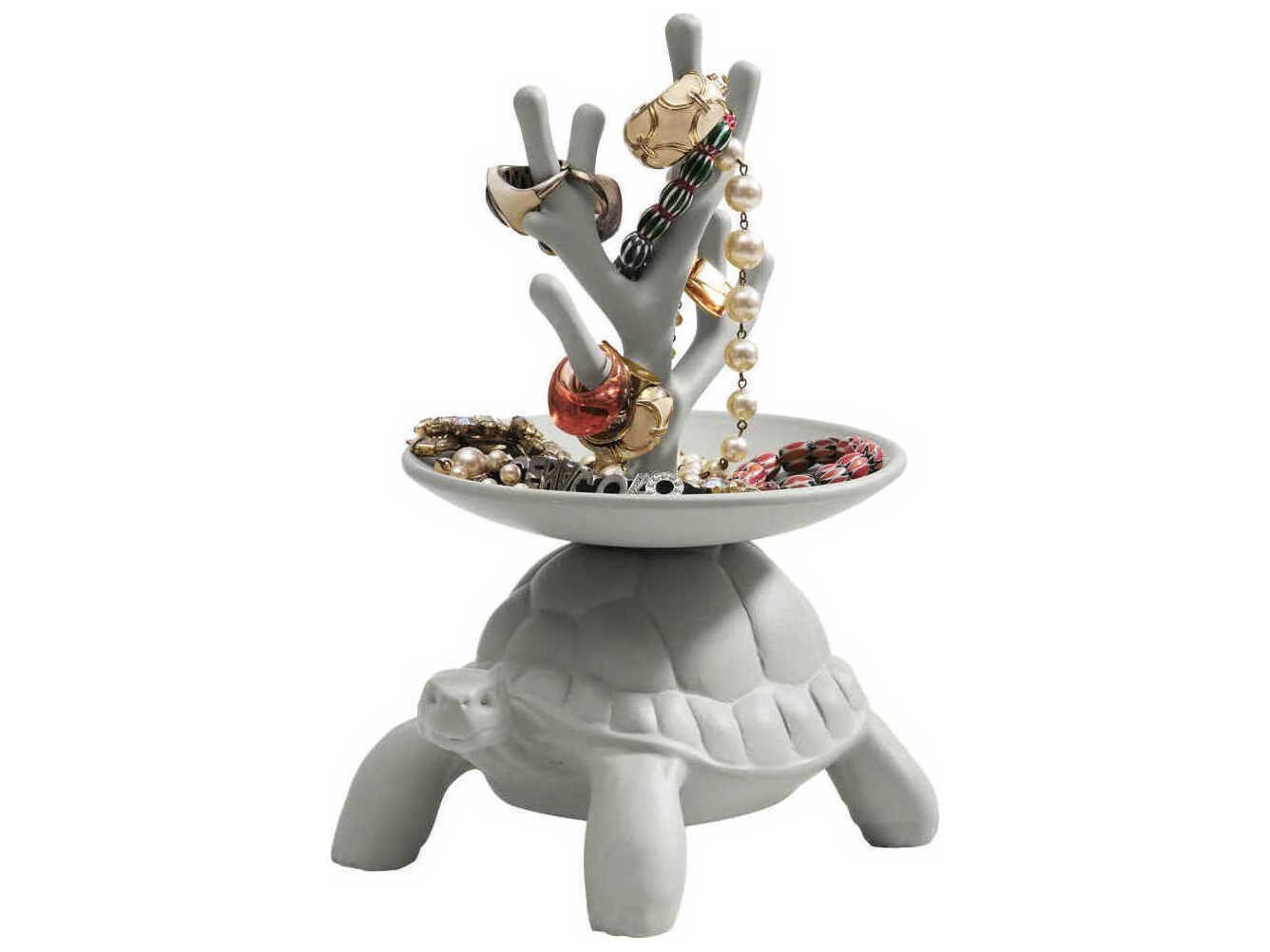 Turtle Carry Light Grey Jewelry Tree