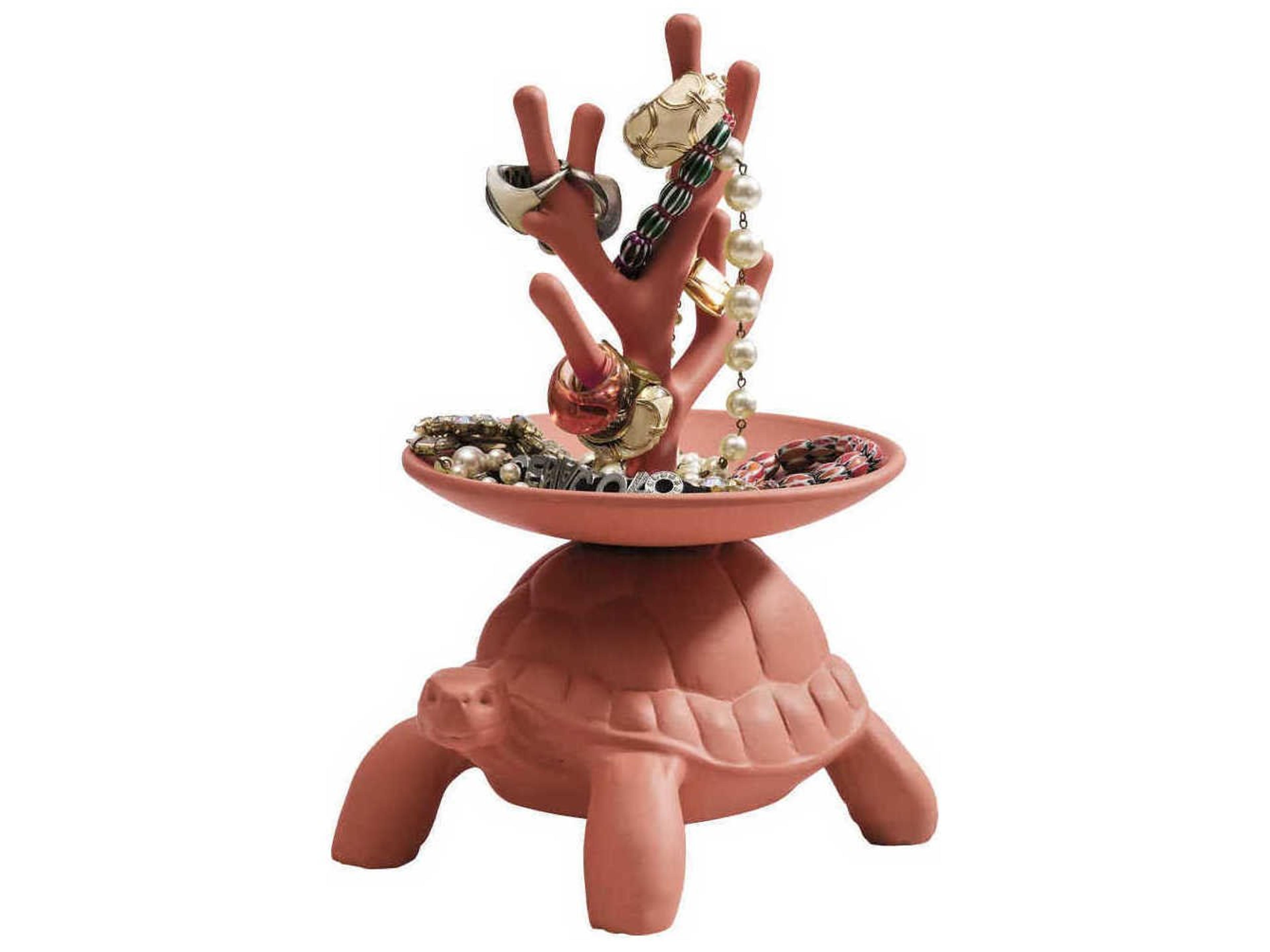 Turtle Carry Terracotta Jewelry Tree