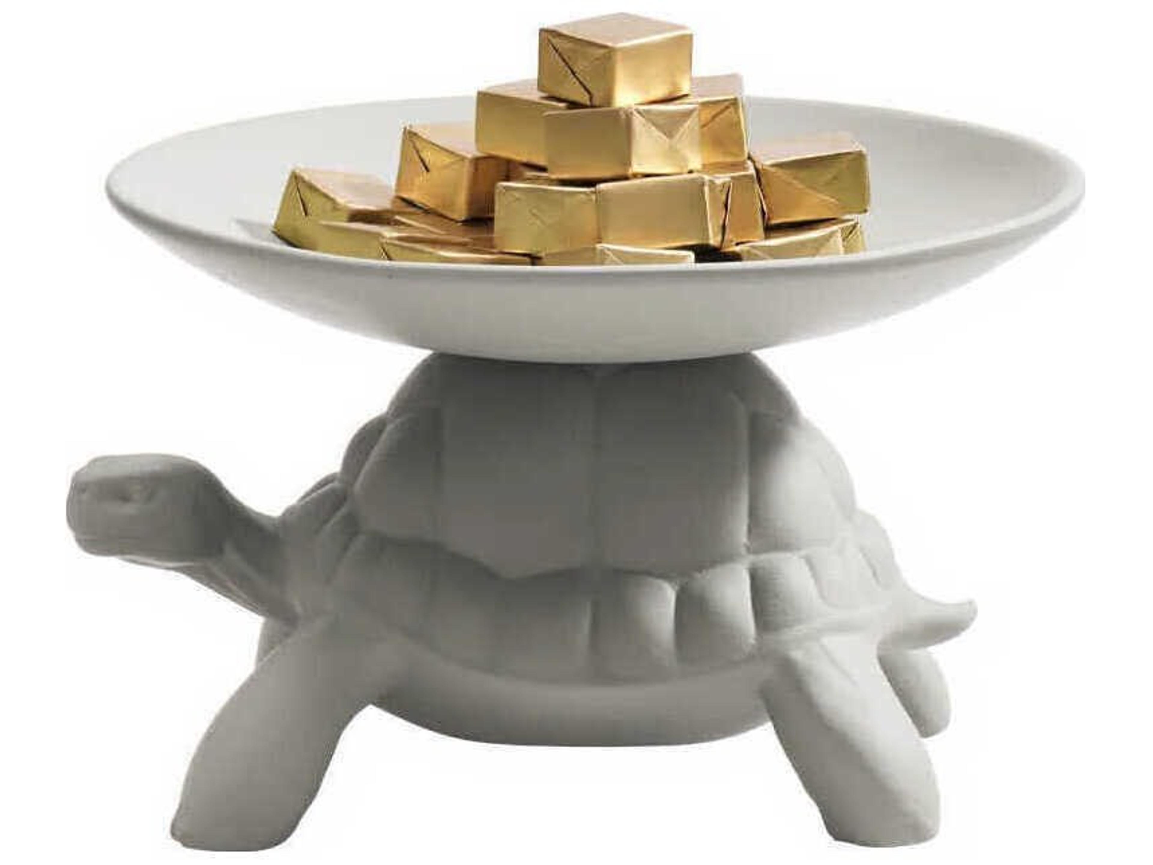 Qeeboo Turtle Carry Light Grey Pocket Emptier