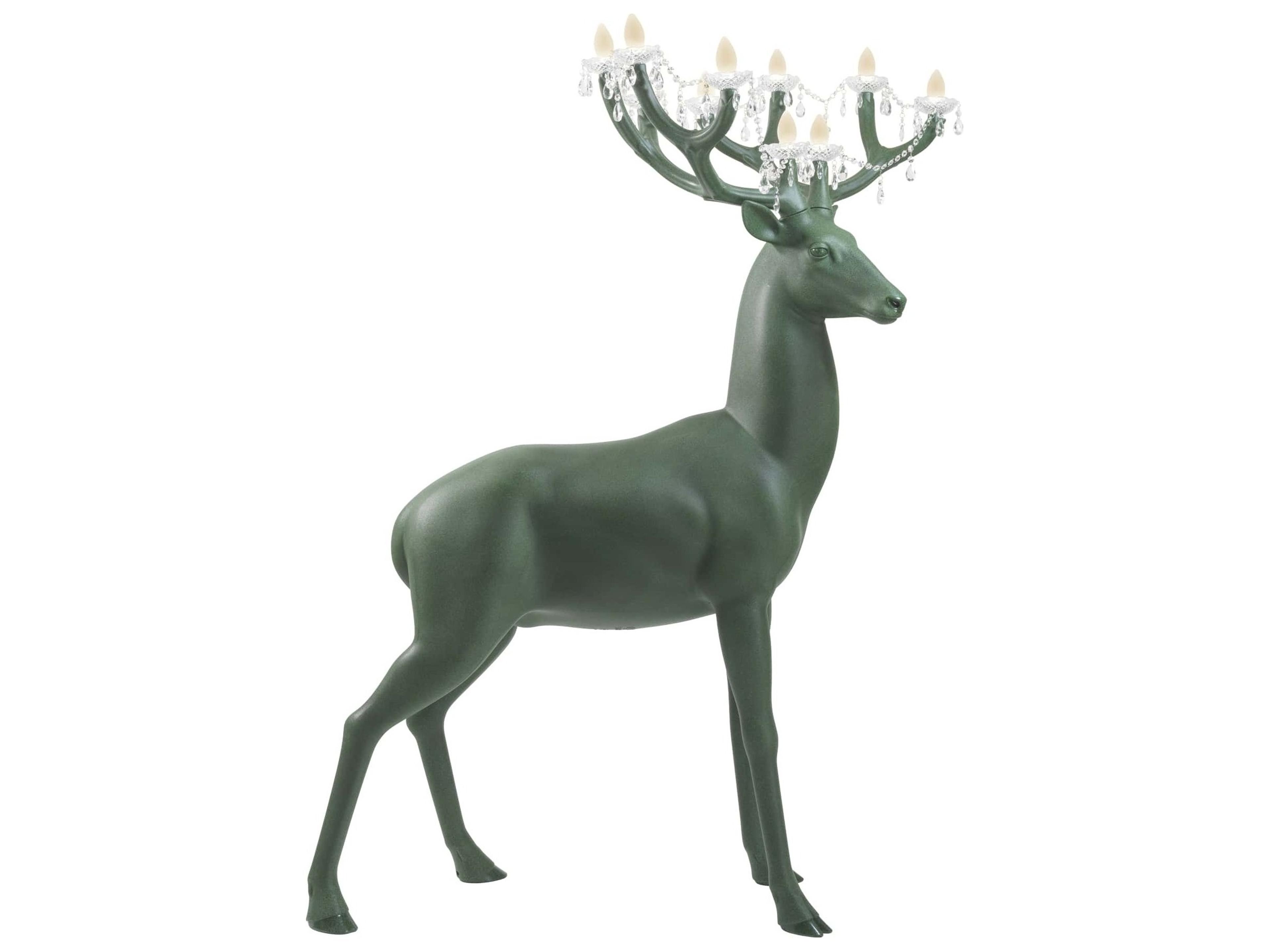 Qeeboo Sherwood Deep Forest Green Floor Lamp