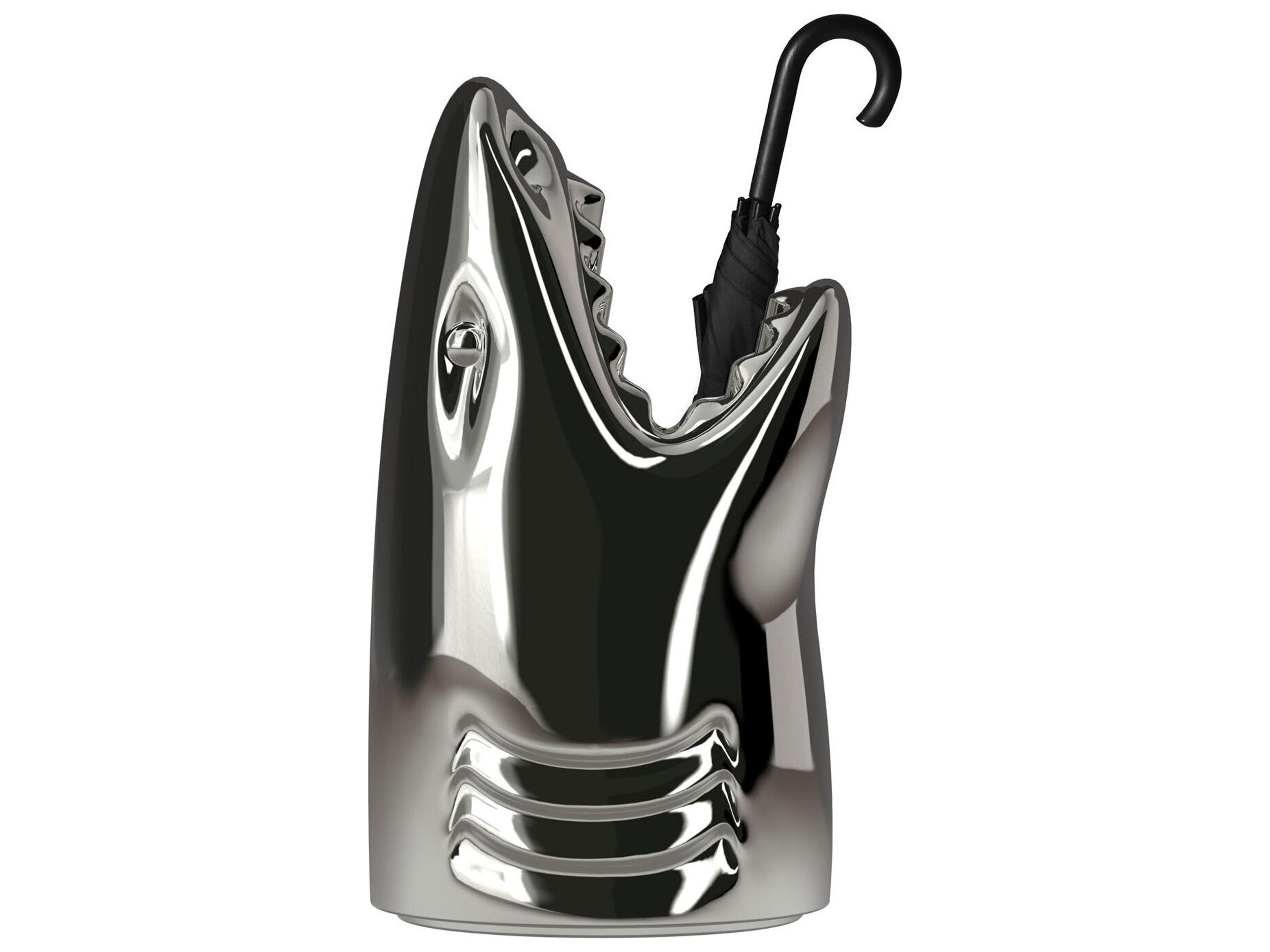 Qeeboo Killer Silver Umbrella Stand