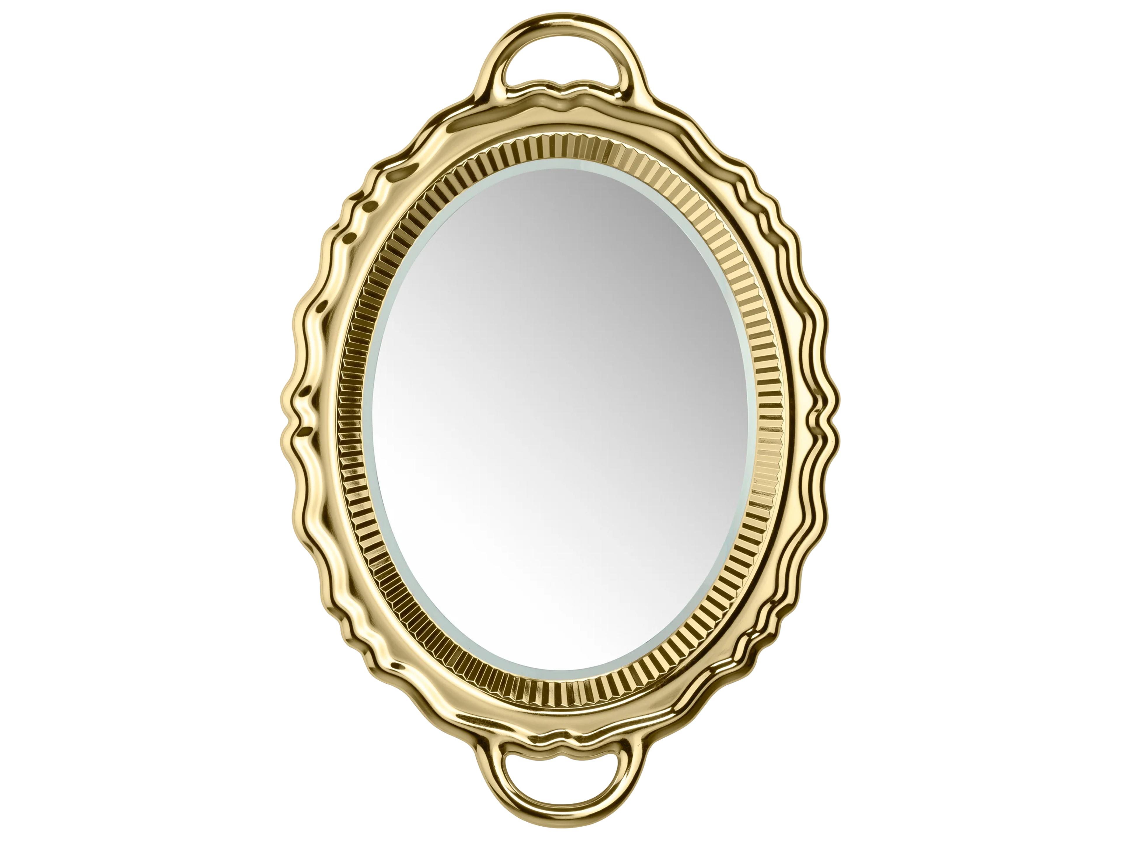 Plateau Gold Oval Wall Mirror