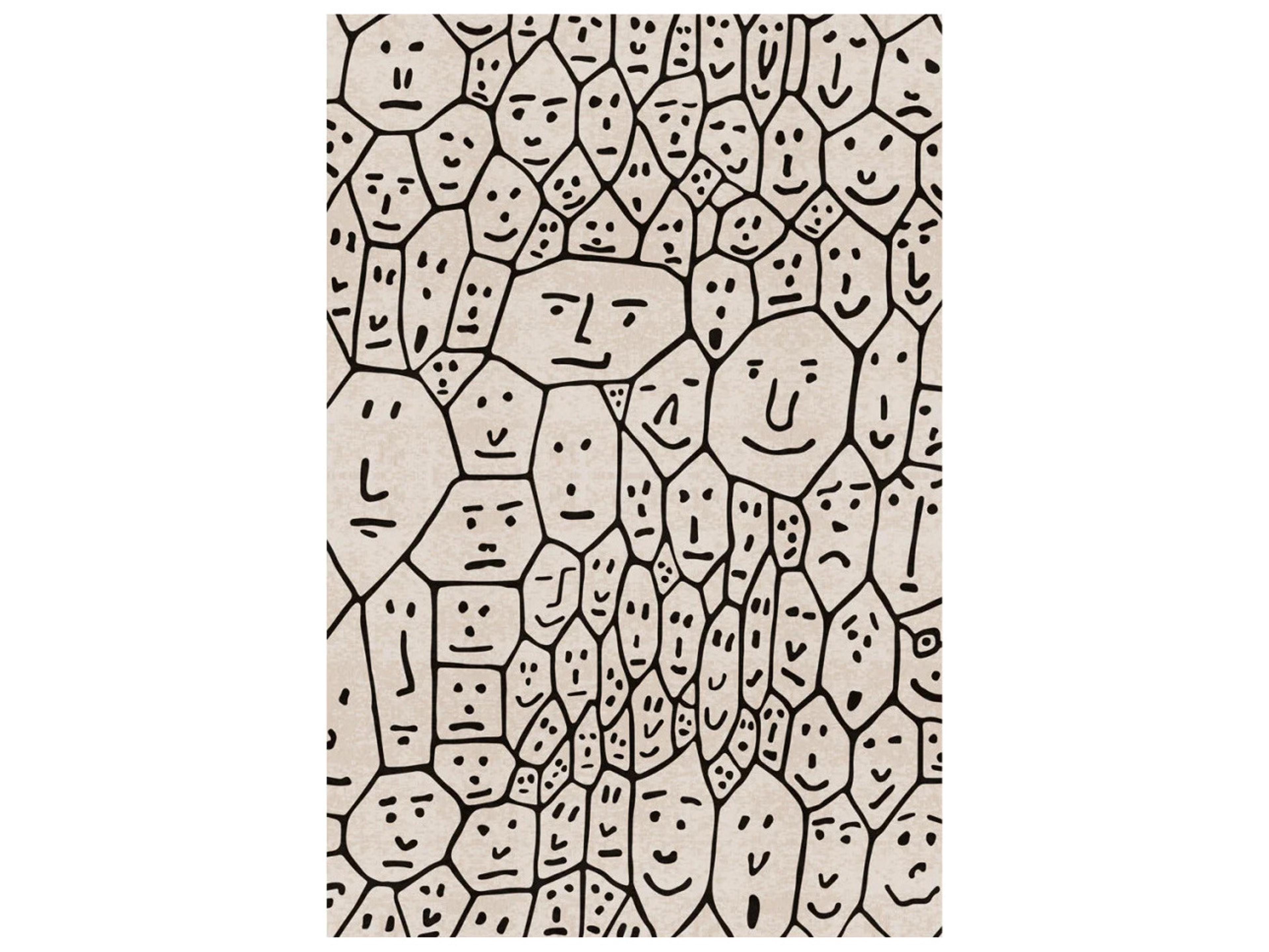 Genetic Tales People Graphic Area Rug