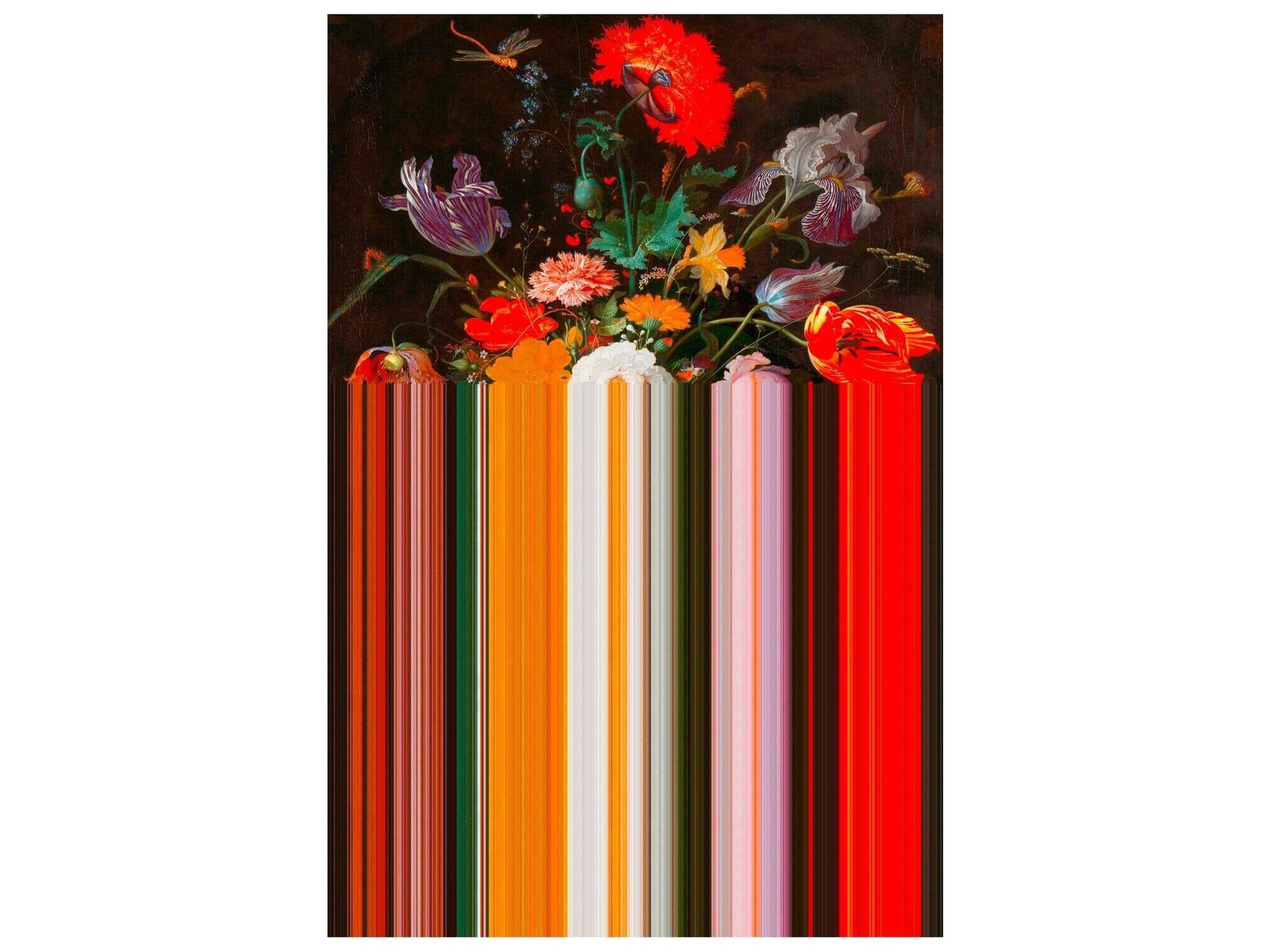 Glitch Abstract Area Rug