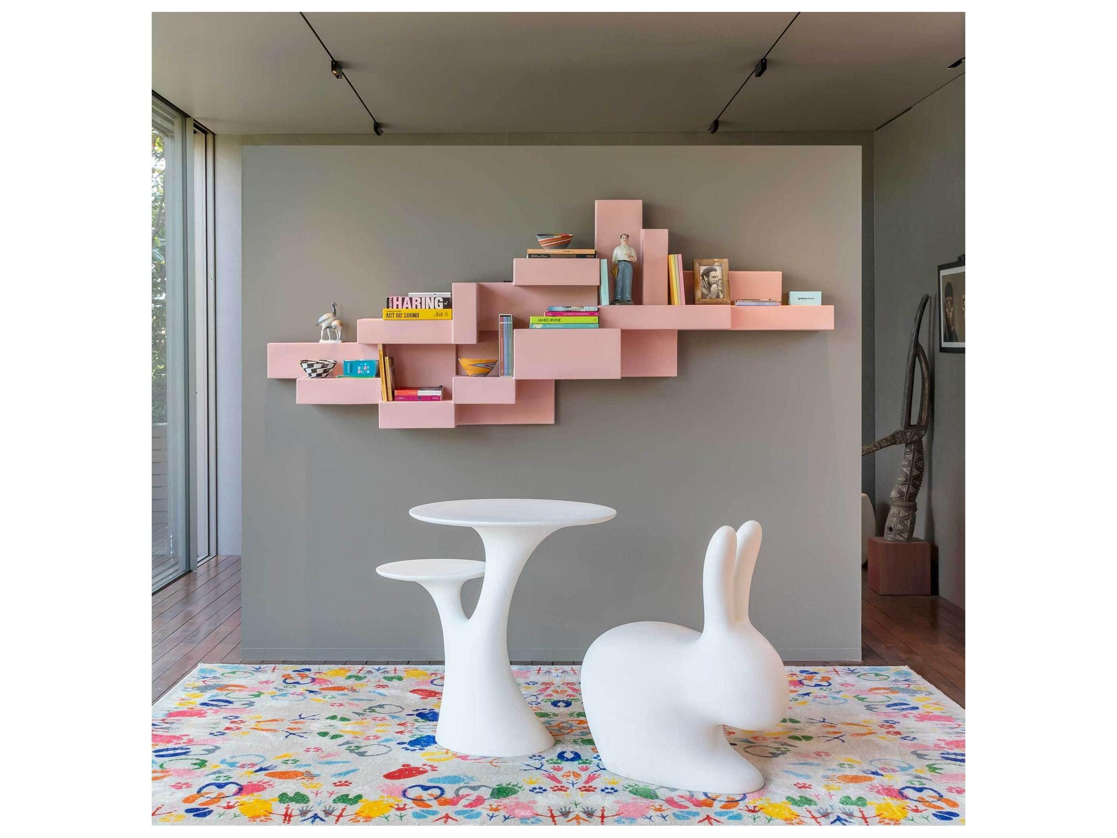 Qeeboo Lets Dance Animal Traces Graphic Area Rug