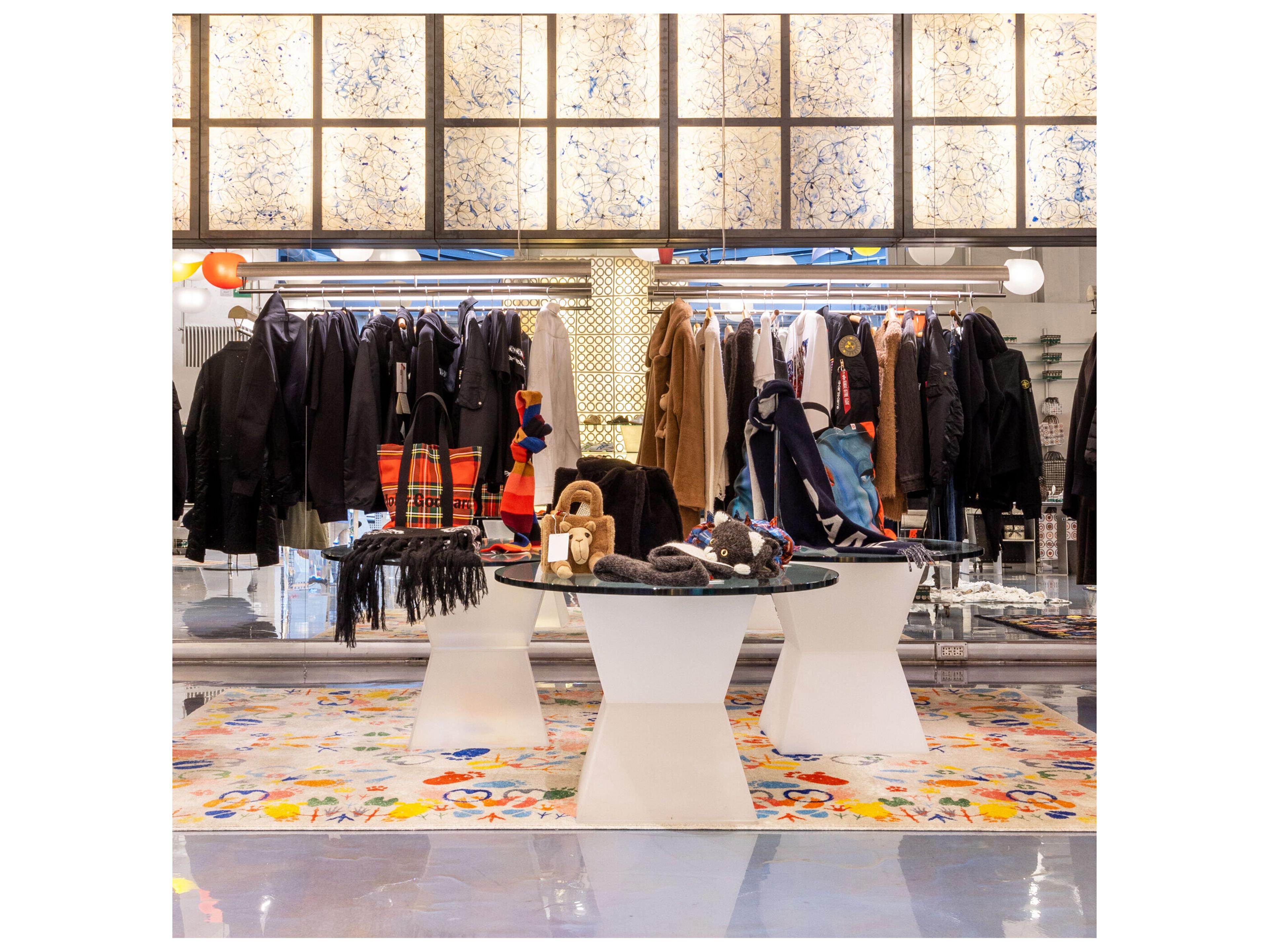 Qeeboo Lets Dance Animal Traces Graphic Area Rug