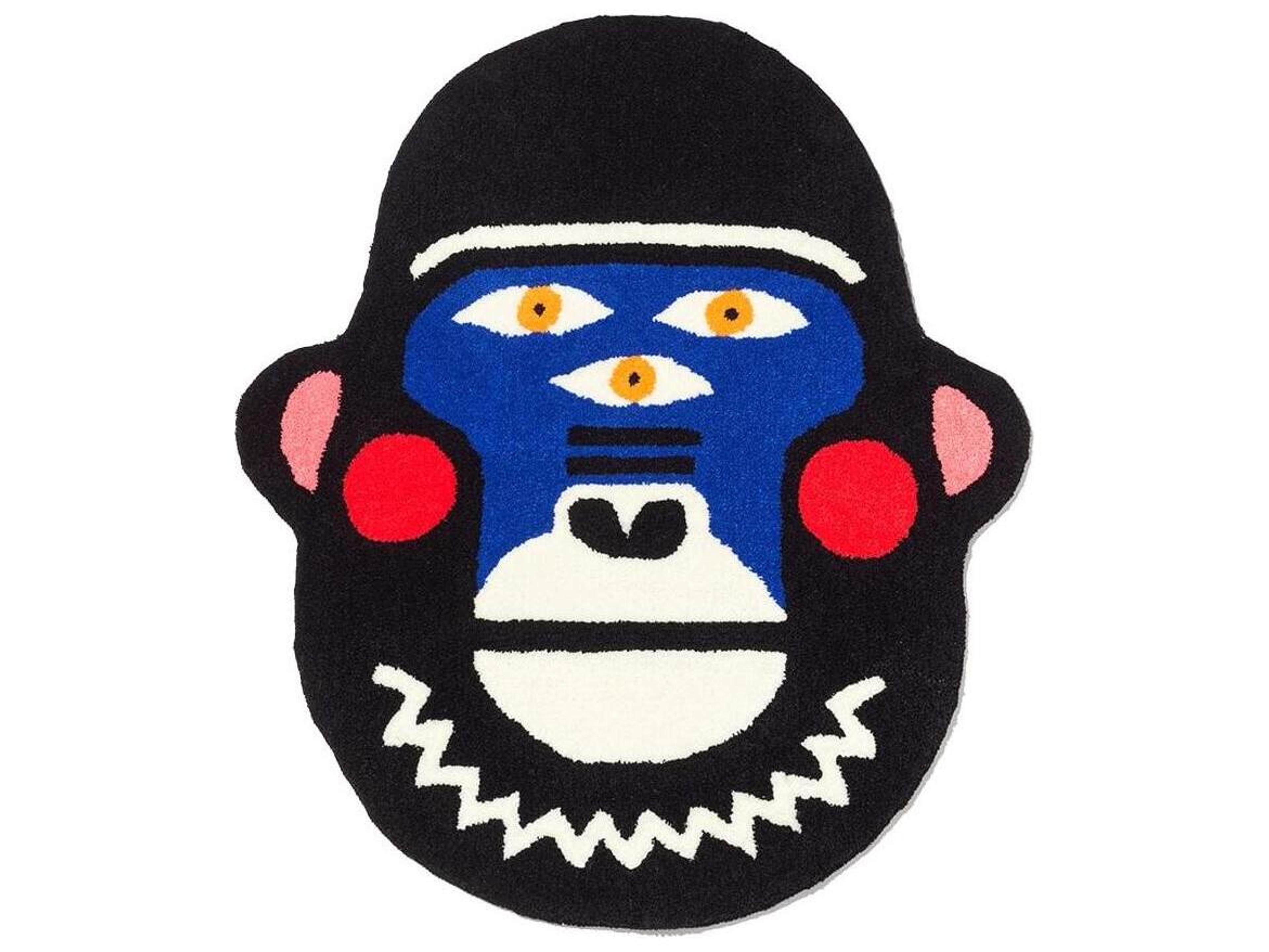 Oggian Gorillo Graphic Area Rug