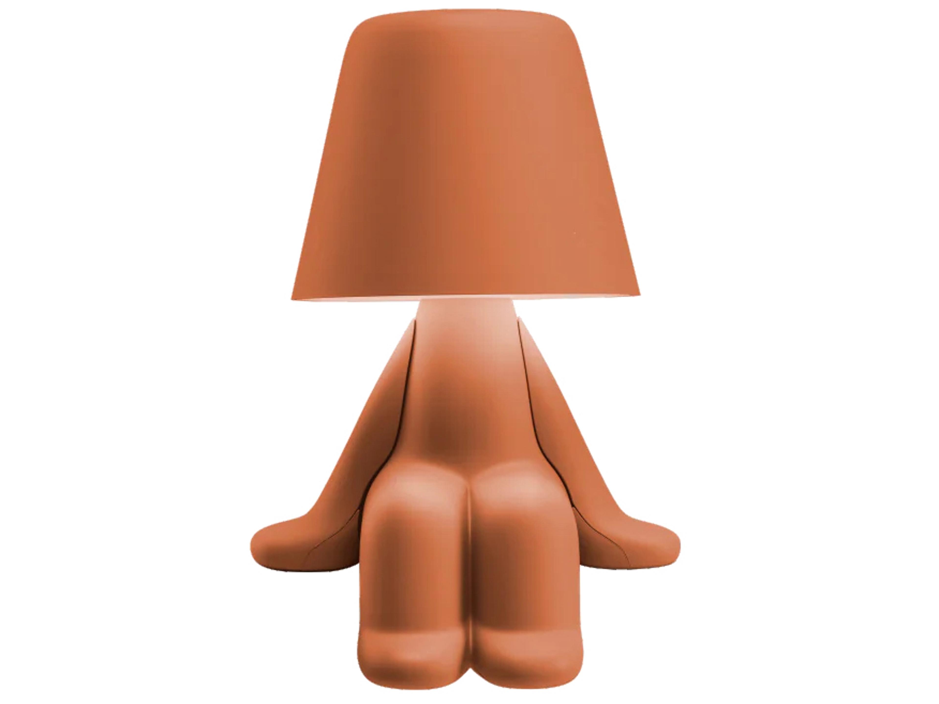 Qeeboo Sweet Brothers Terracotta Orange Table Lamp (Set of 5)
