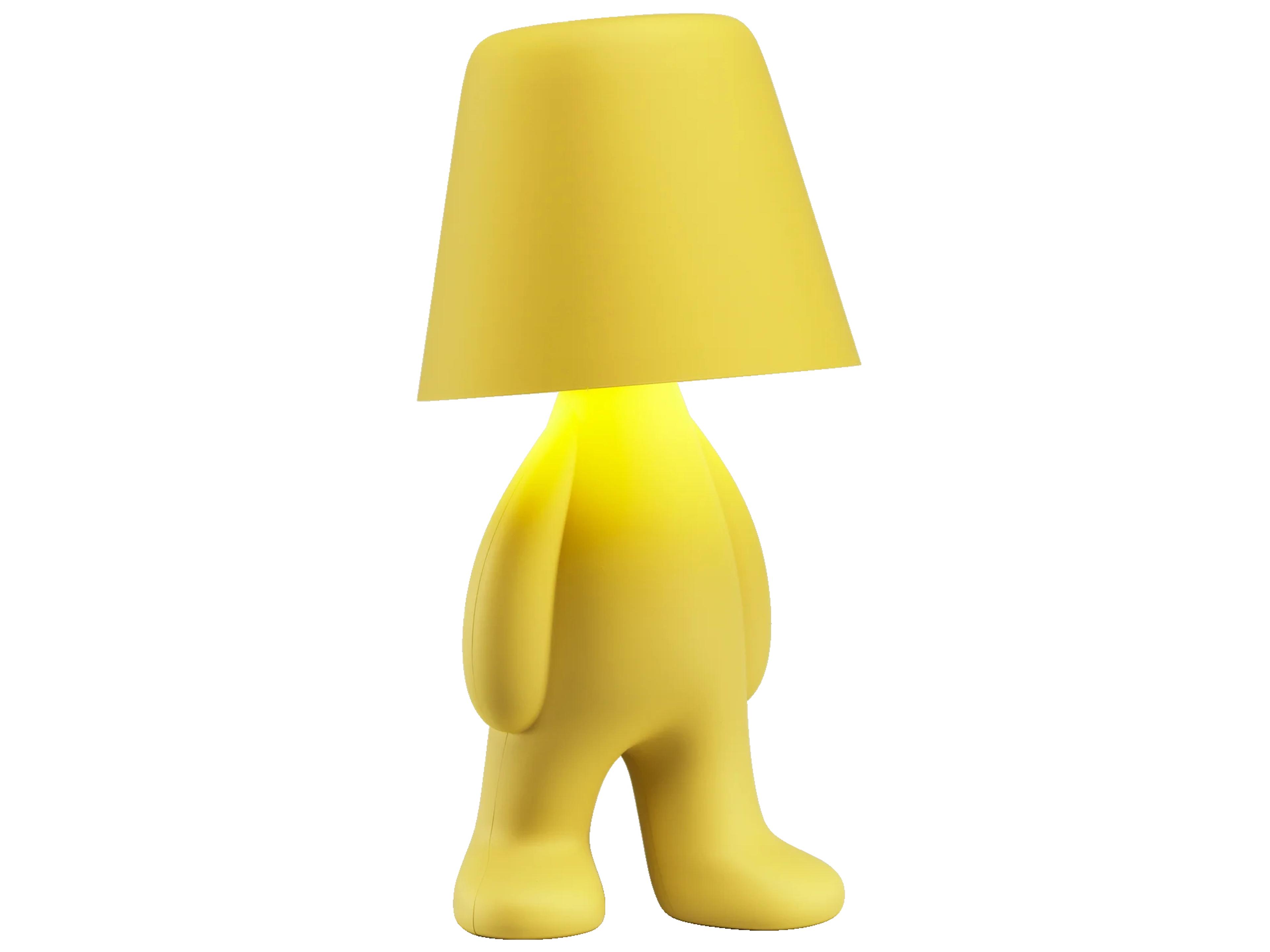 Qeeboo Sweet Brothers Yellow Table Lamp (Set of 5)