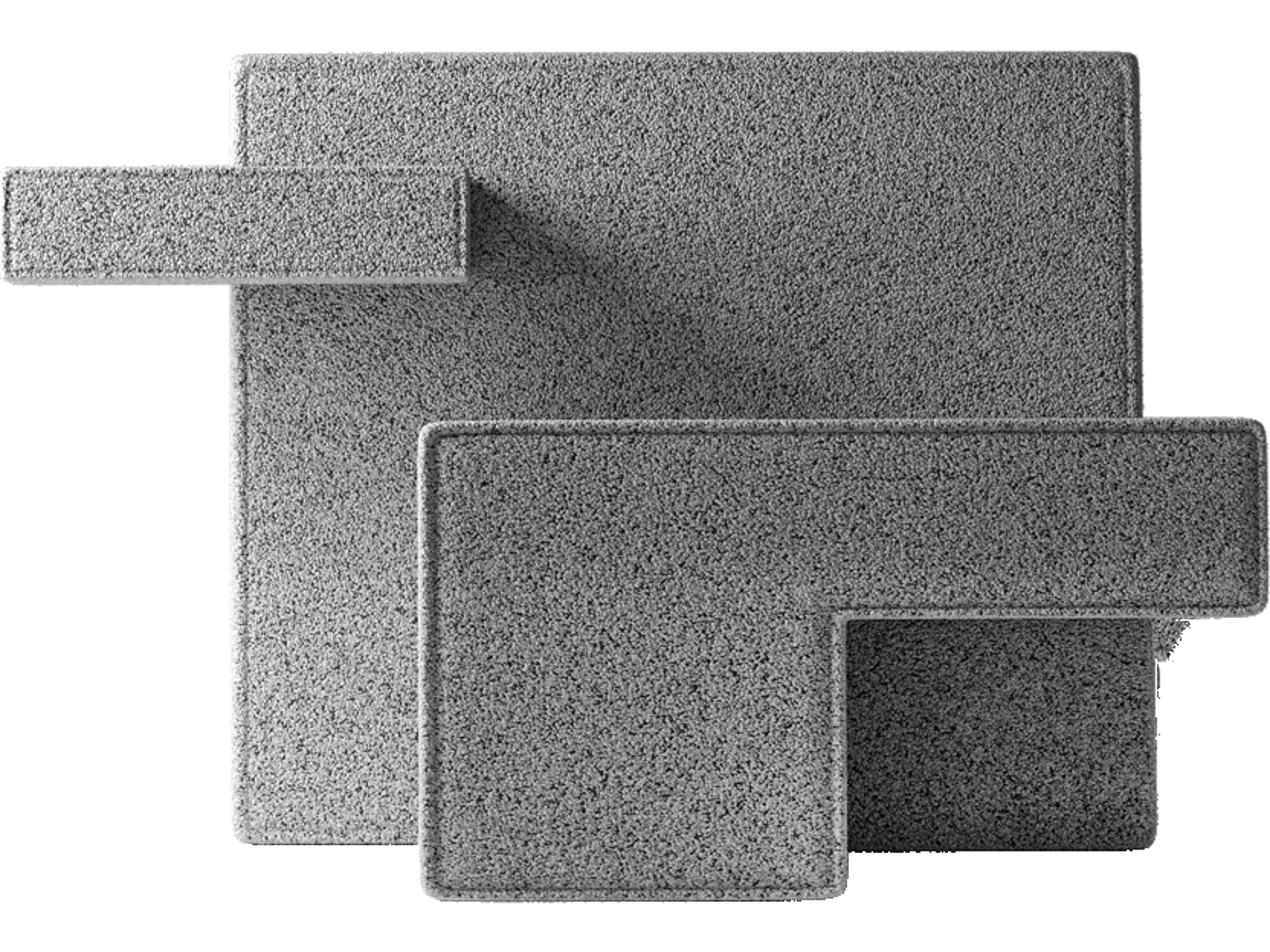 Primitive Gray Boucle Accent Chair