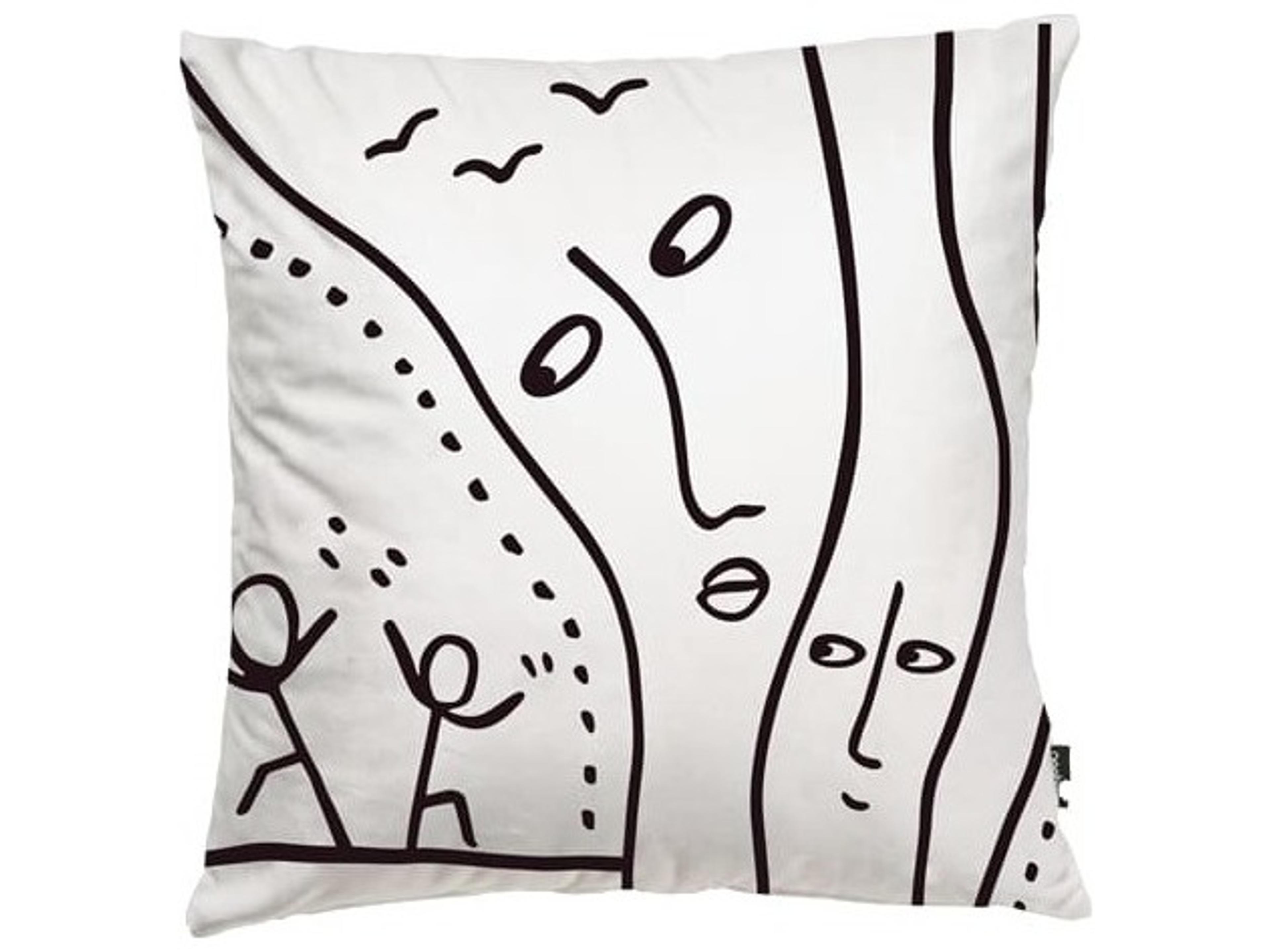 Linescapes Silent Shadows Pillow