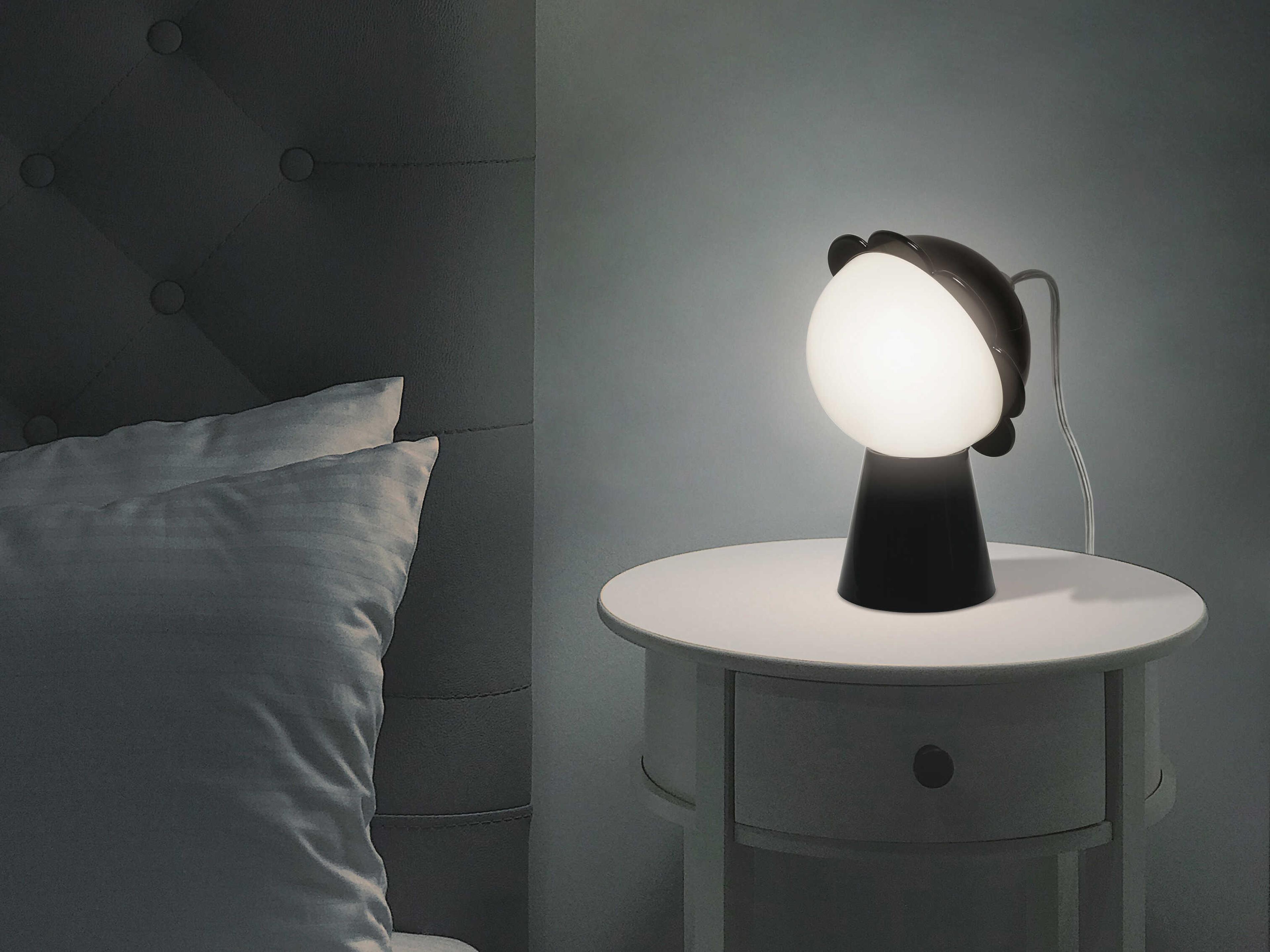 Qeeboo Daisy Black Table Lamp