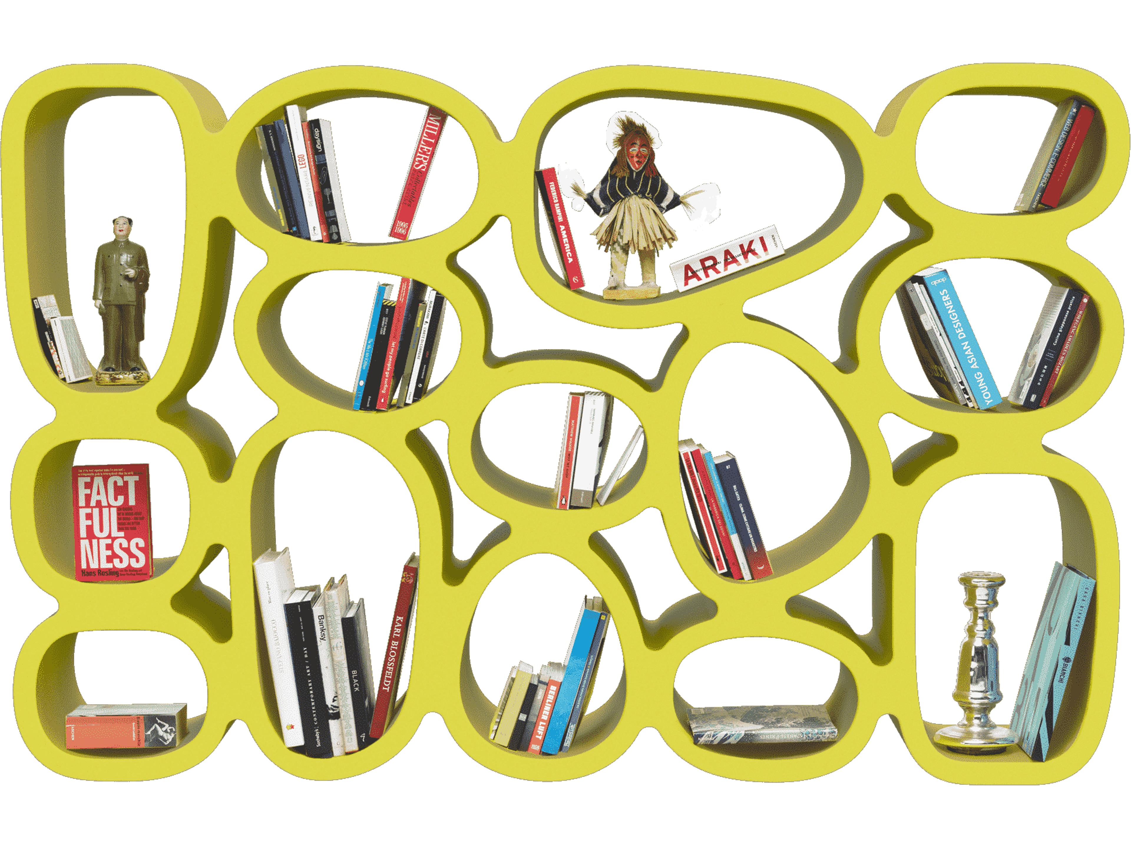 Qeeboo Koibuchi Mustard Bookcase