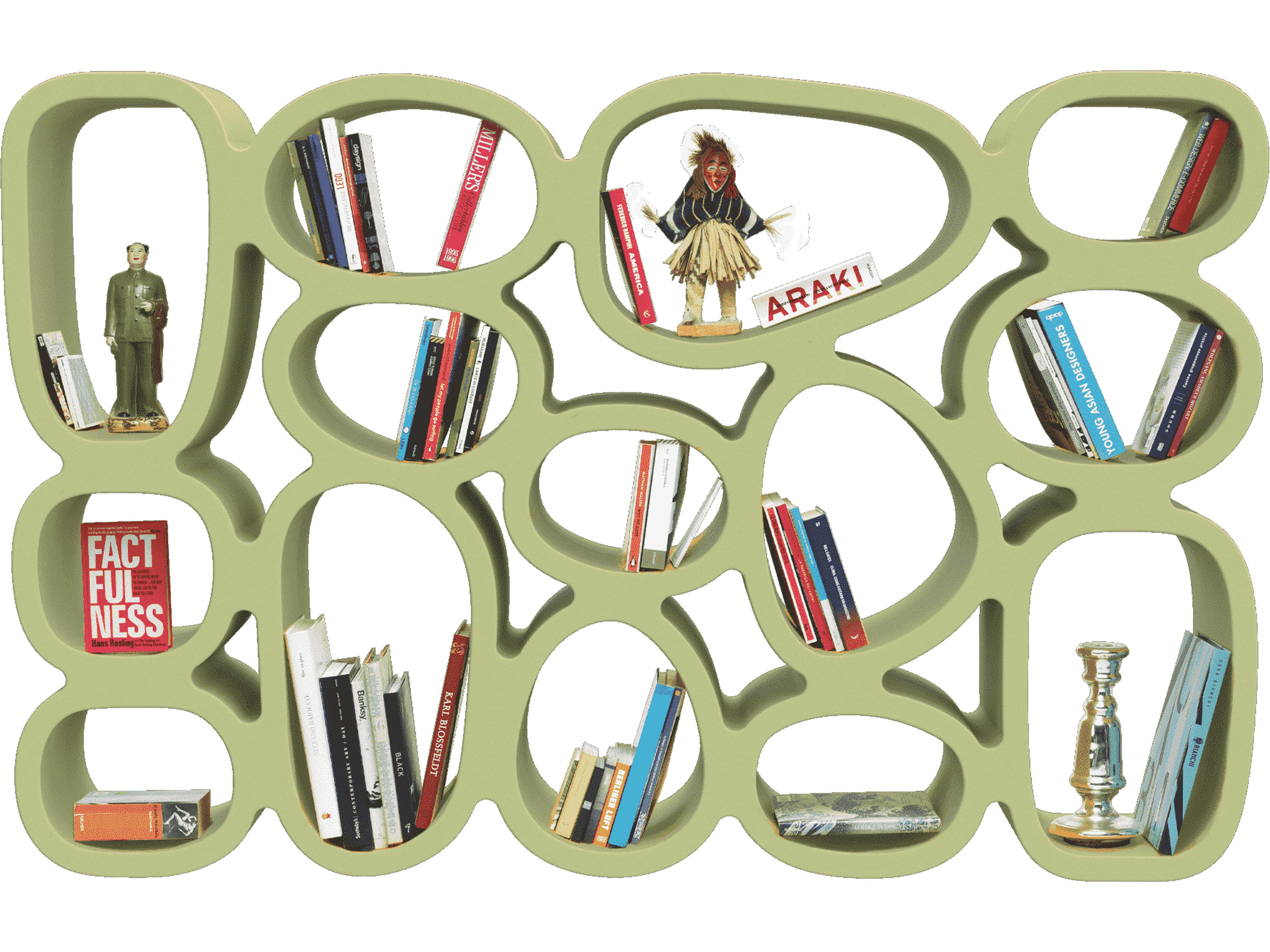 Qeeboo Koibuchi Green Khaki Bookcase