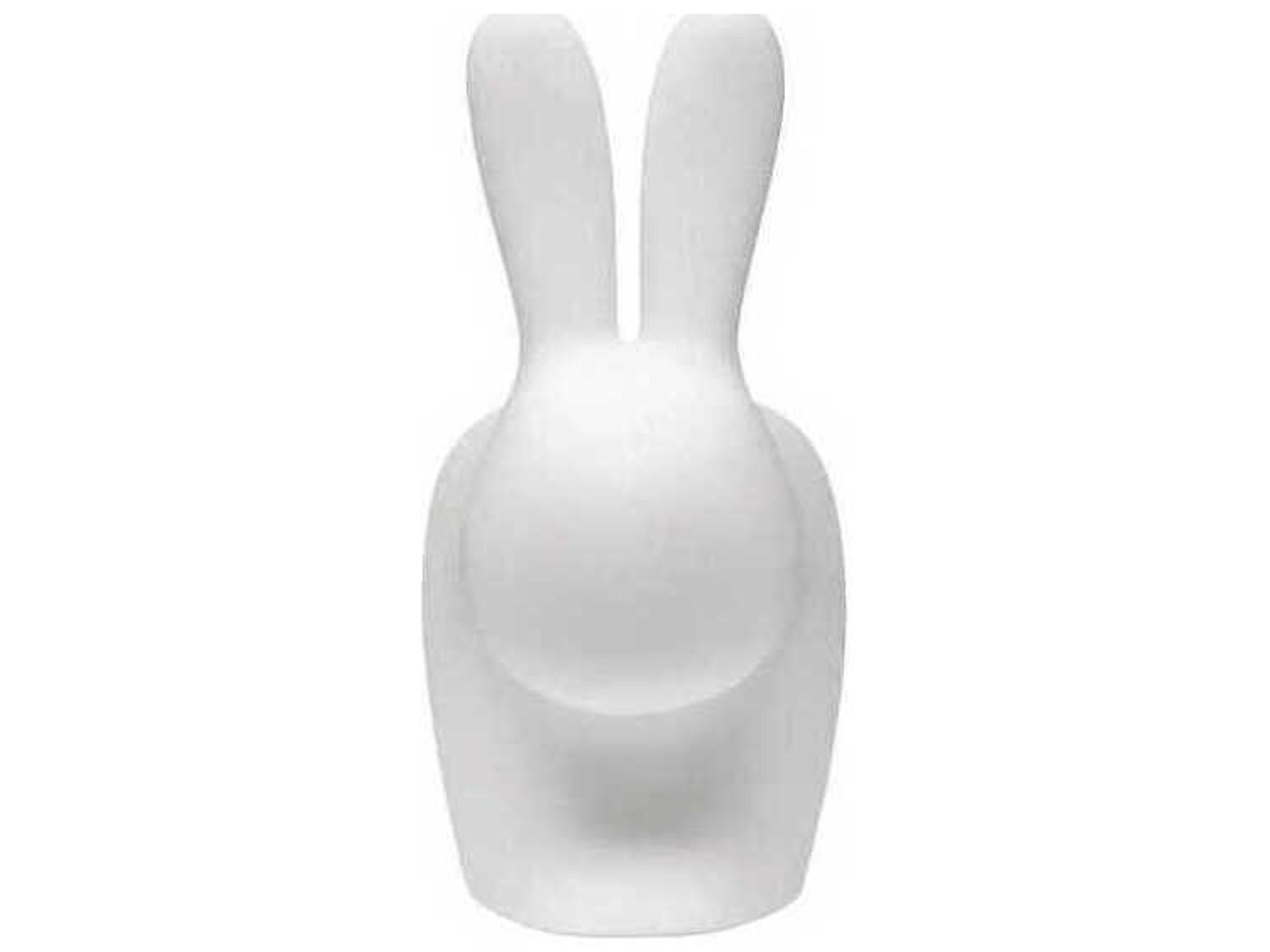 Qeeboo Rabbit Translucent White Table Lamp