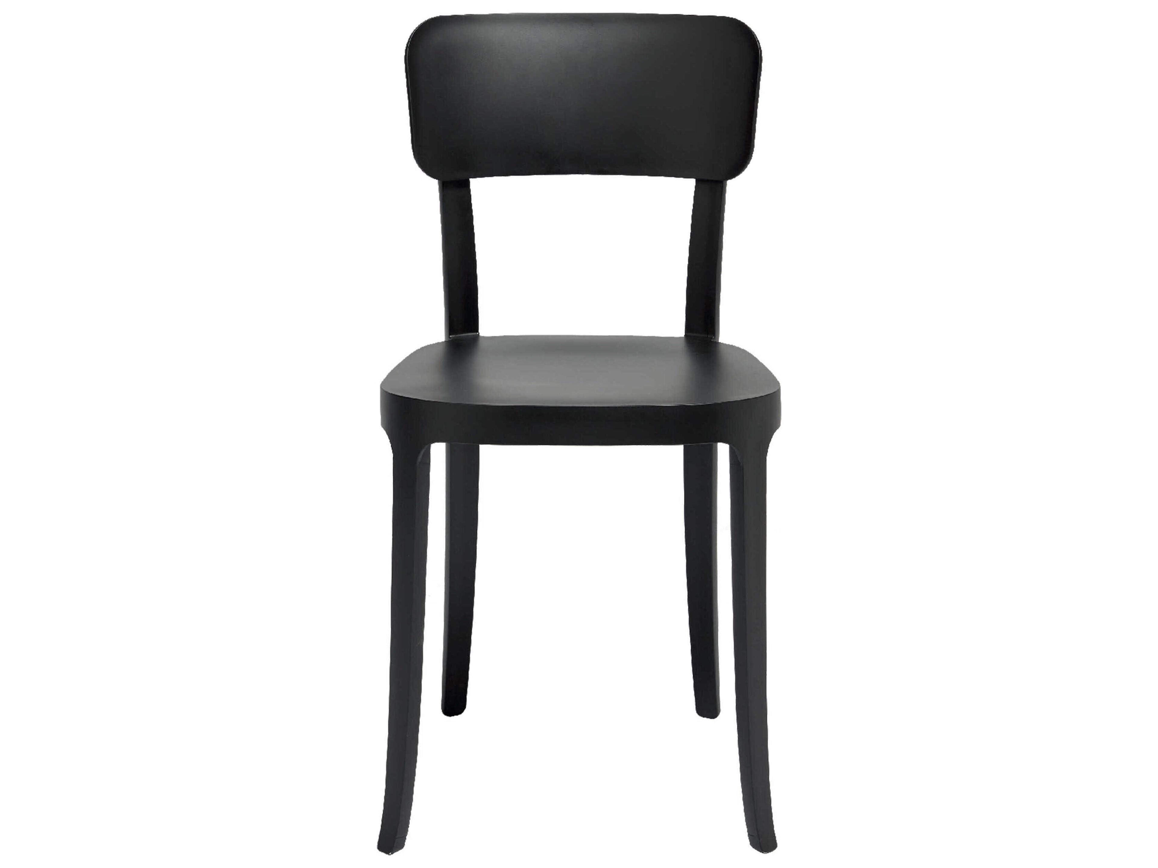 Qeeboo Outdoor K Black Polypropylene Dining Chair (Set of 2)