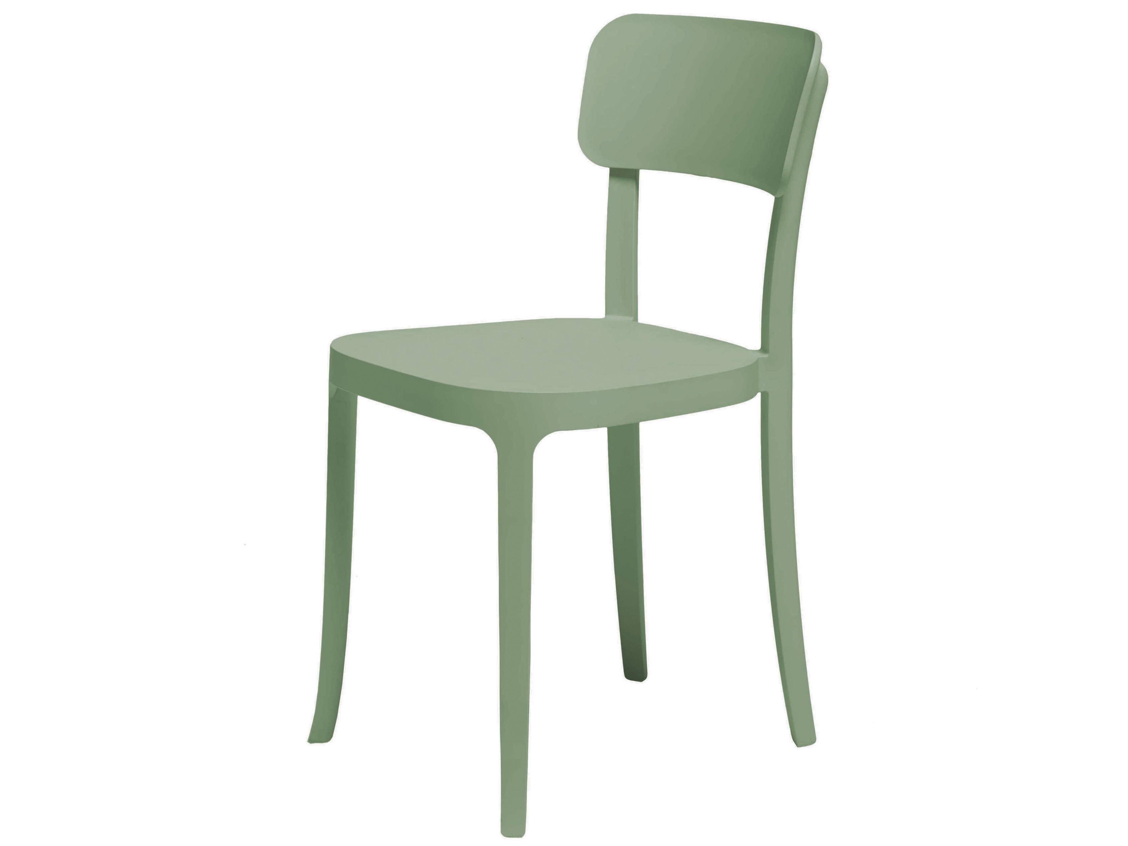 K Green Polypropylene Dining Chair (Set of 2)