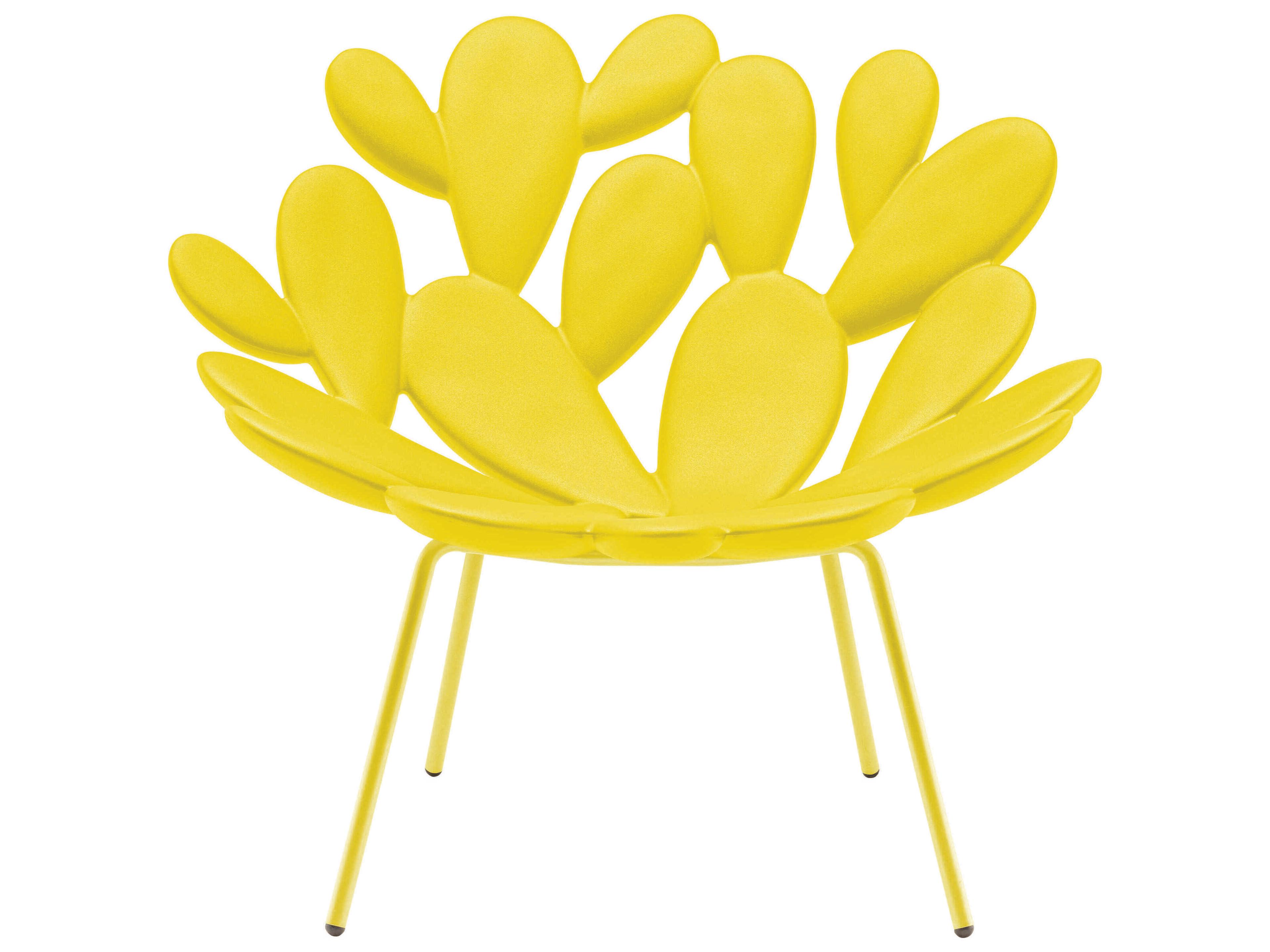 Filicudi Yellow Recycled Plastic Lounge Chair