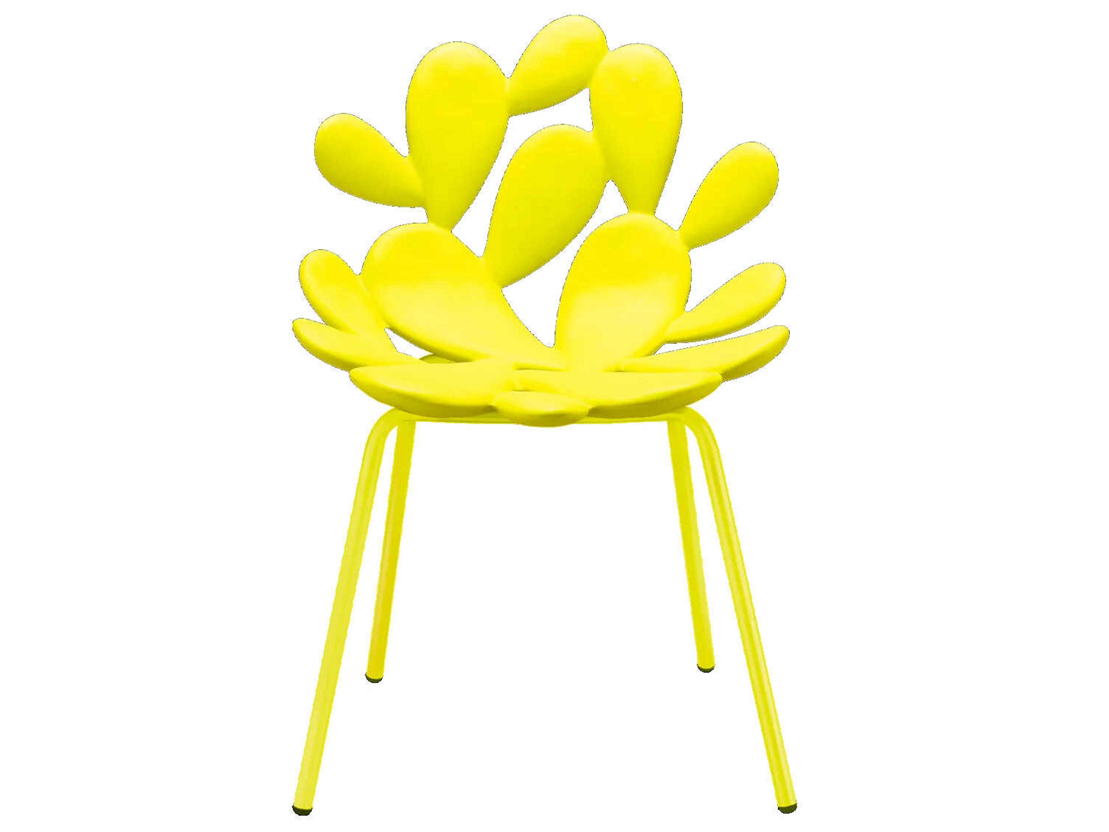 Filicudi Yellow Recycled Plastic Dining Chair (Set of 2)