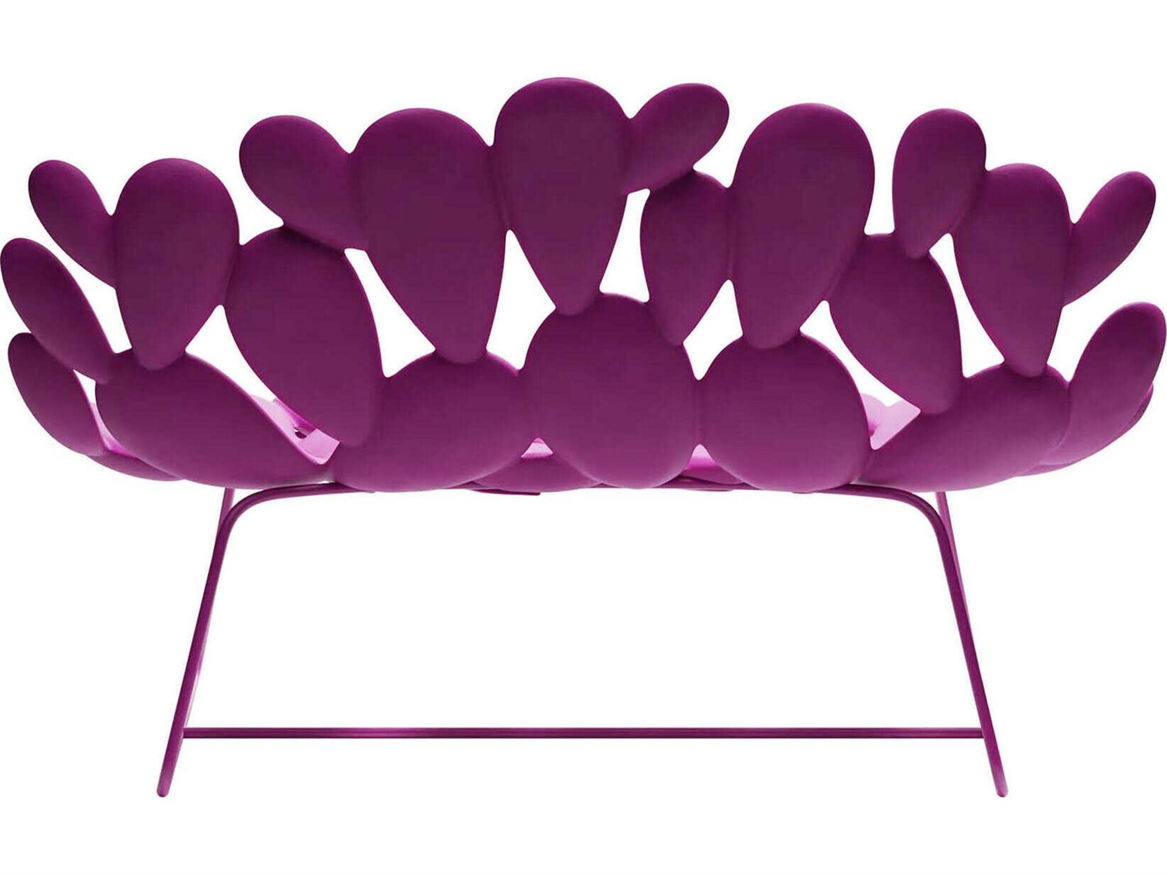 Qeeboo Outdoor Filicudi Fuchsia Recycled Plastic Sofa