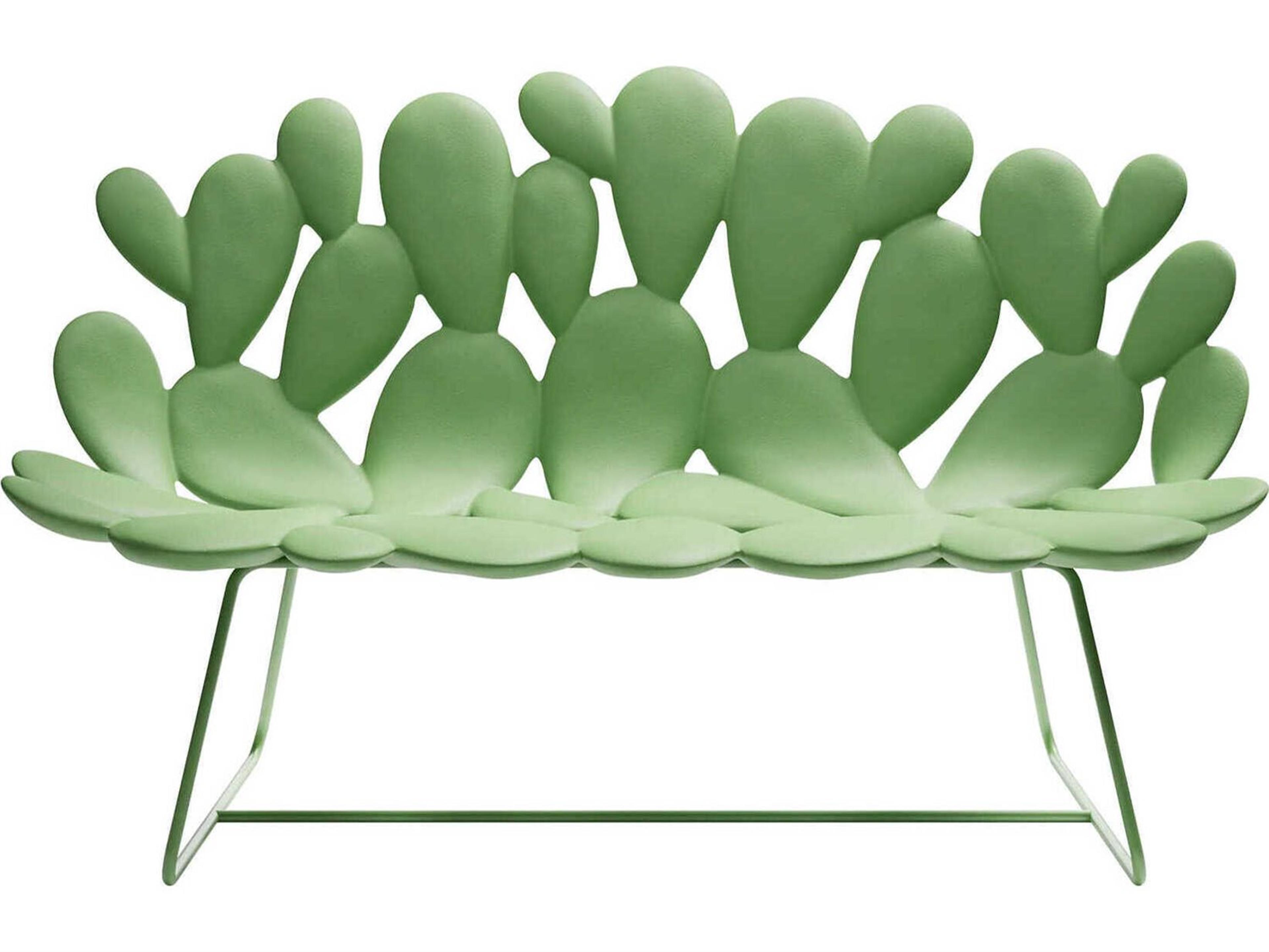 Qeeboo Outdoor Filicudi Balsam Green Recycled Plastic Sofa