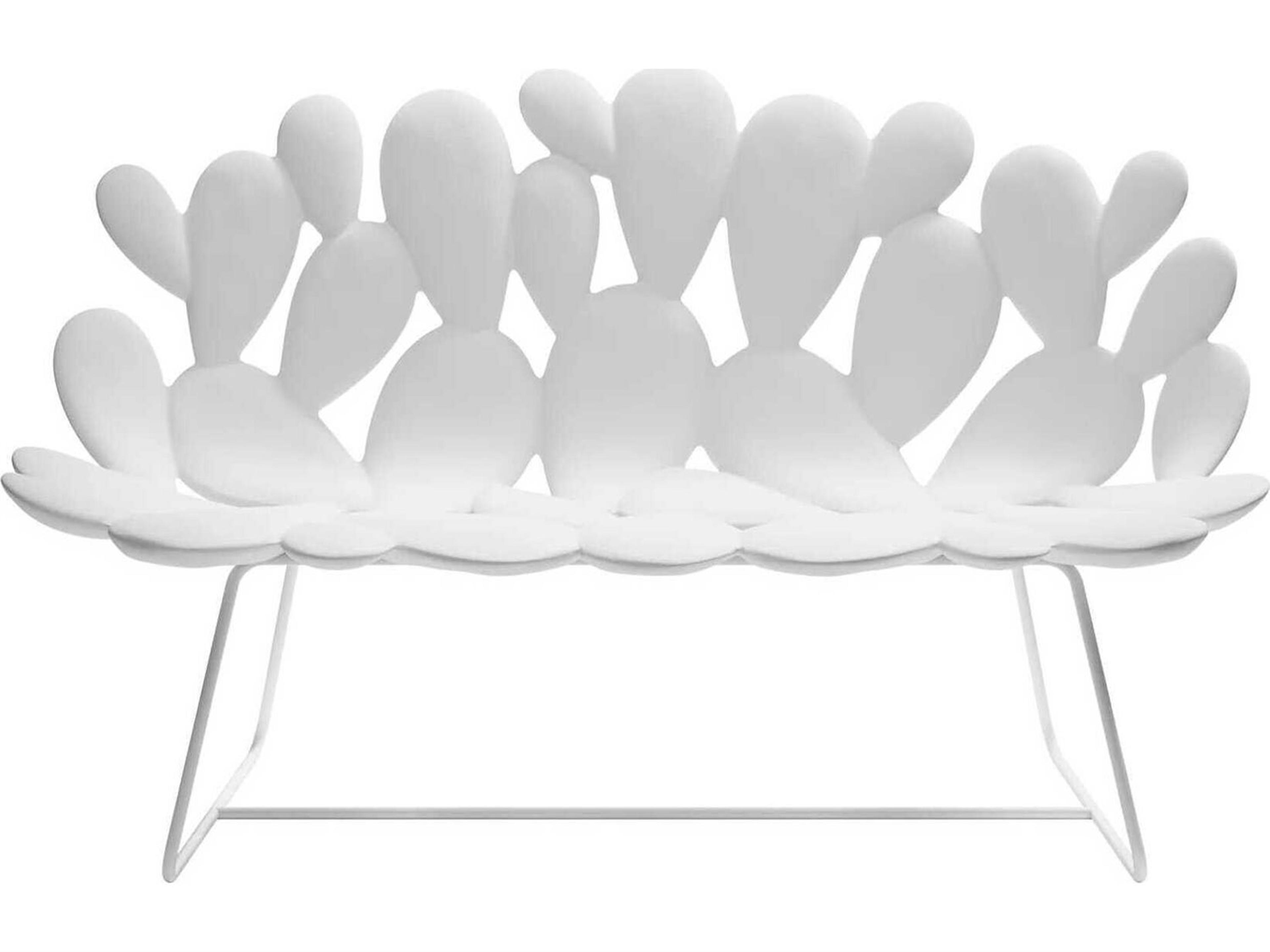 Qeeboo Outdoor Filicudi White Recycled Plastic Sofa