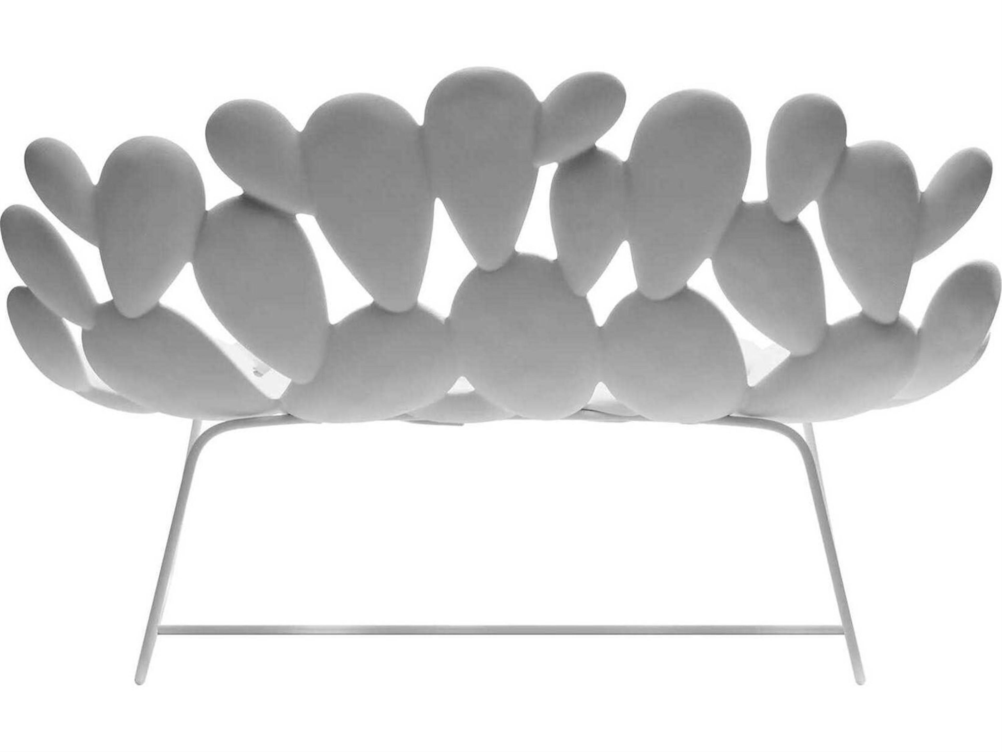 Qeeboo Outdoor Filicudi White Recycled Plastic Sofa