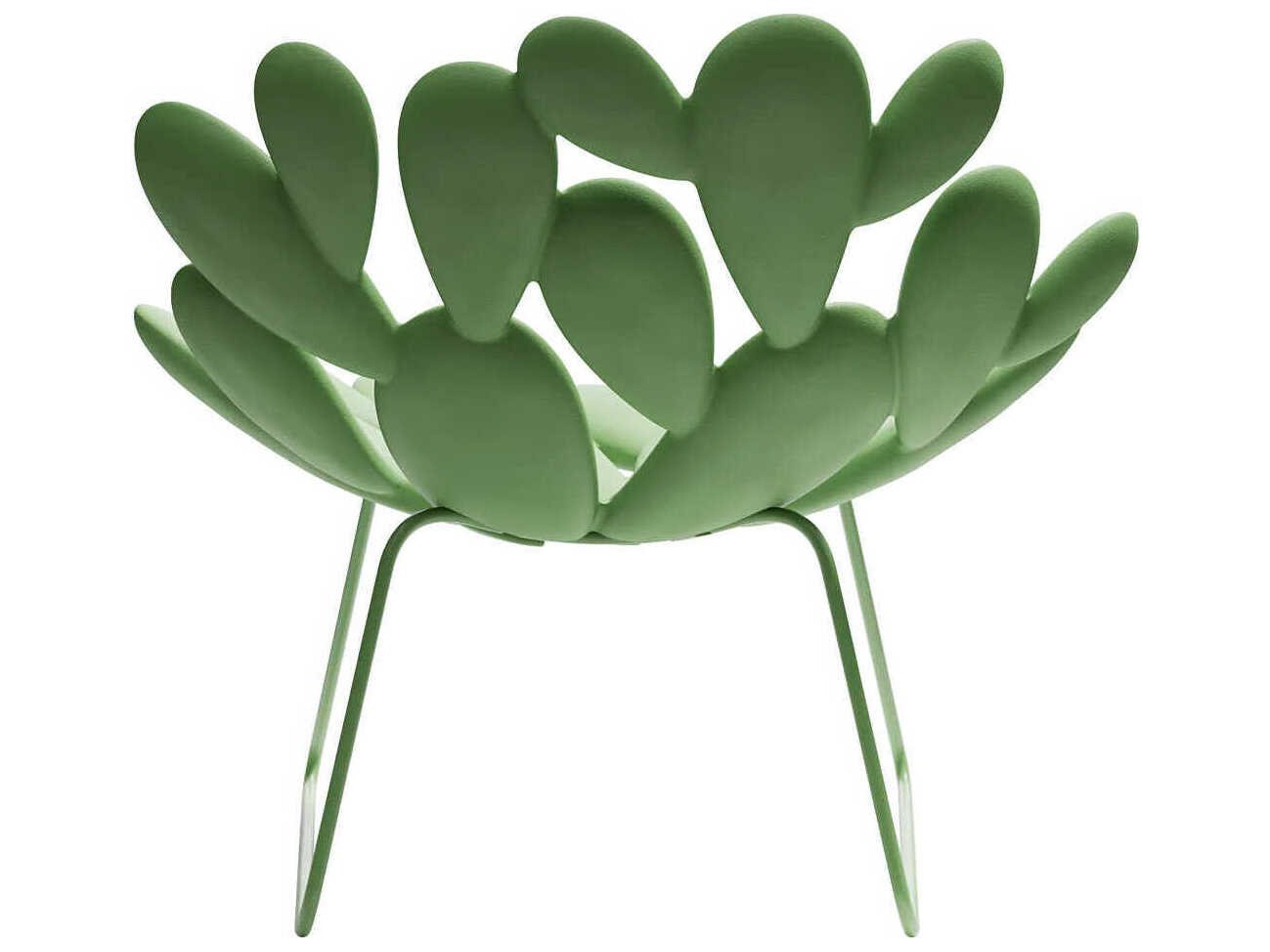 Qeeboo Outdoor Filicudi Balsam Green Recycled Plastic Lounge Chair