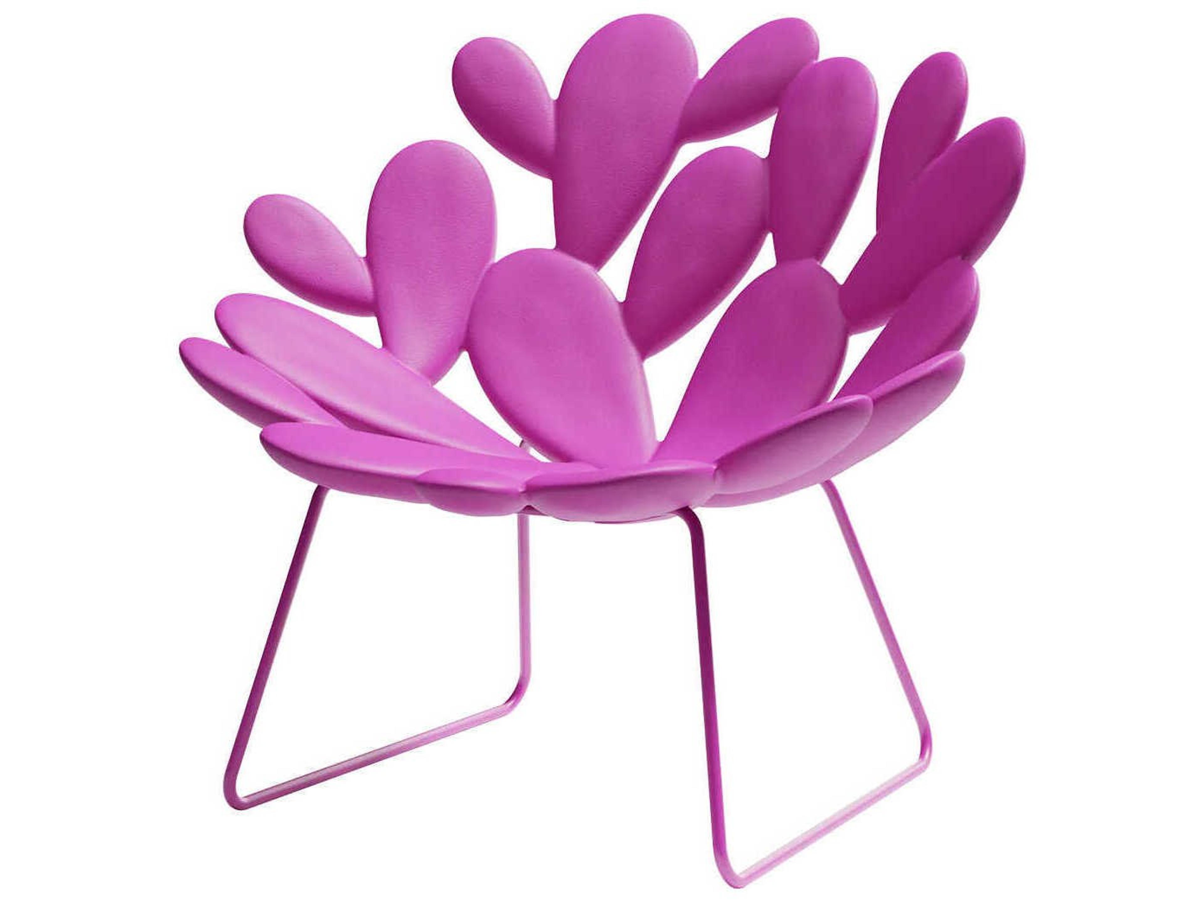 Filicudi Fuxia Recycled Plastic Lounge Chair