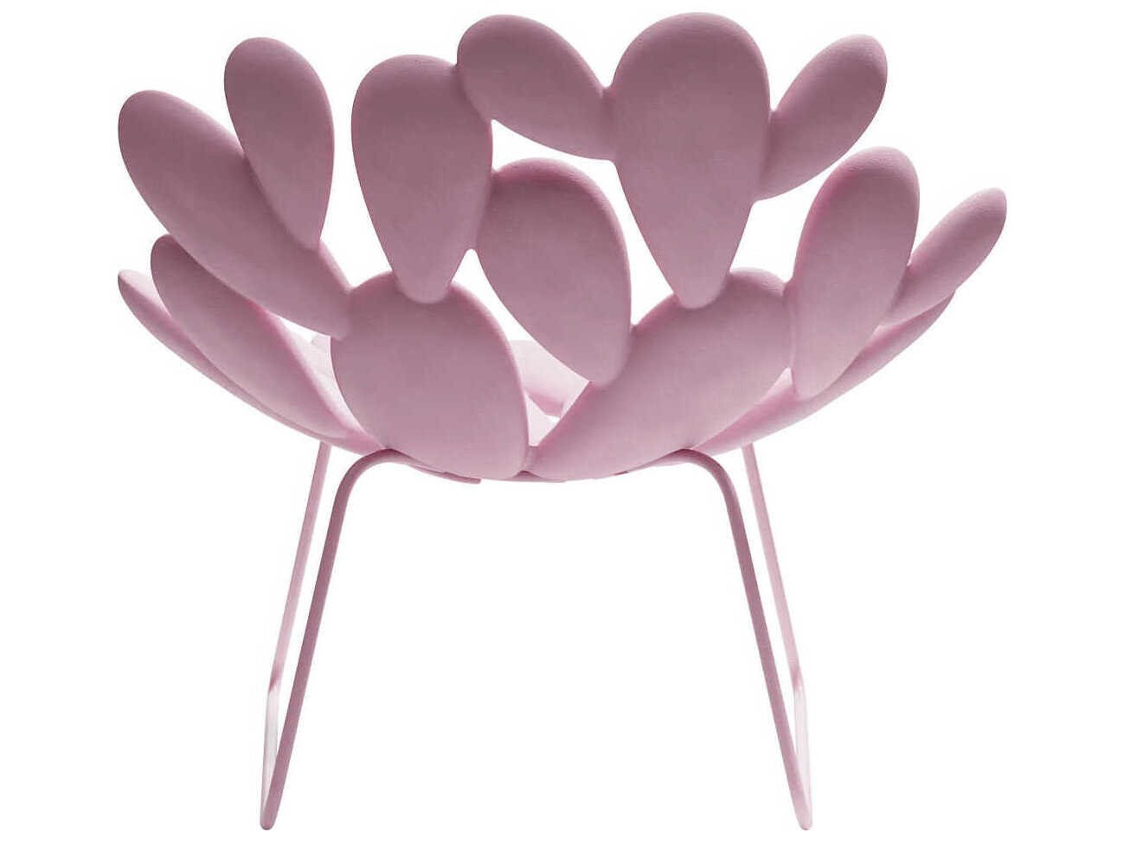 Qeeboo Outdoor Filicudi Pink Recycled Plastic Lounge Chair