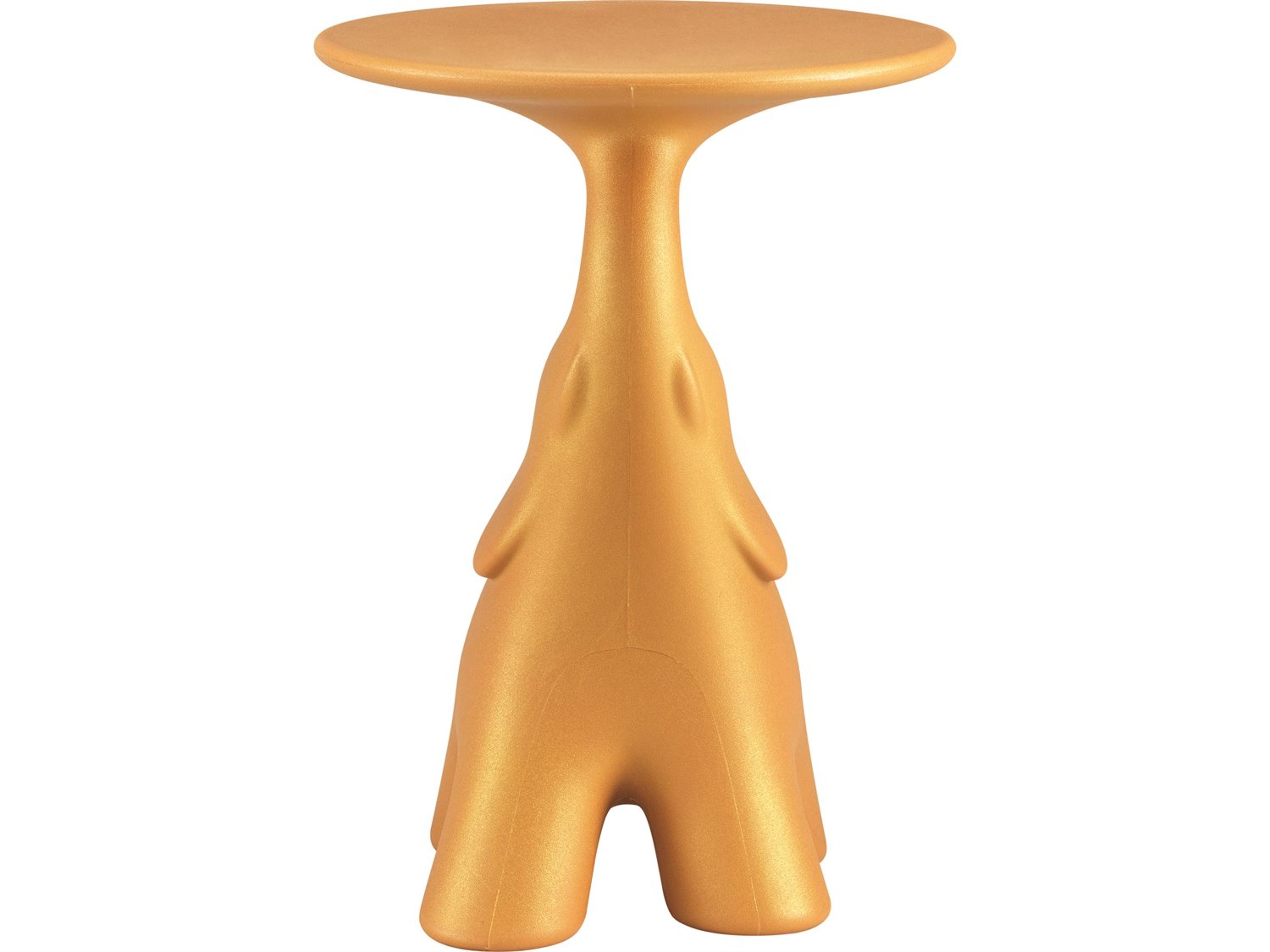 Qeeboo Outdoor Pako Glittered Mando Recycled Plastic Round End Table