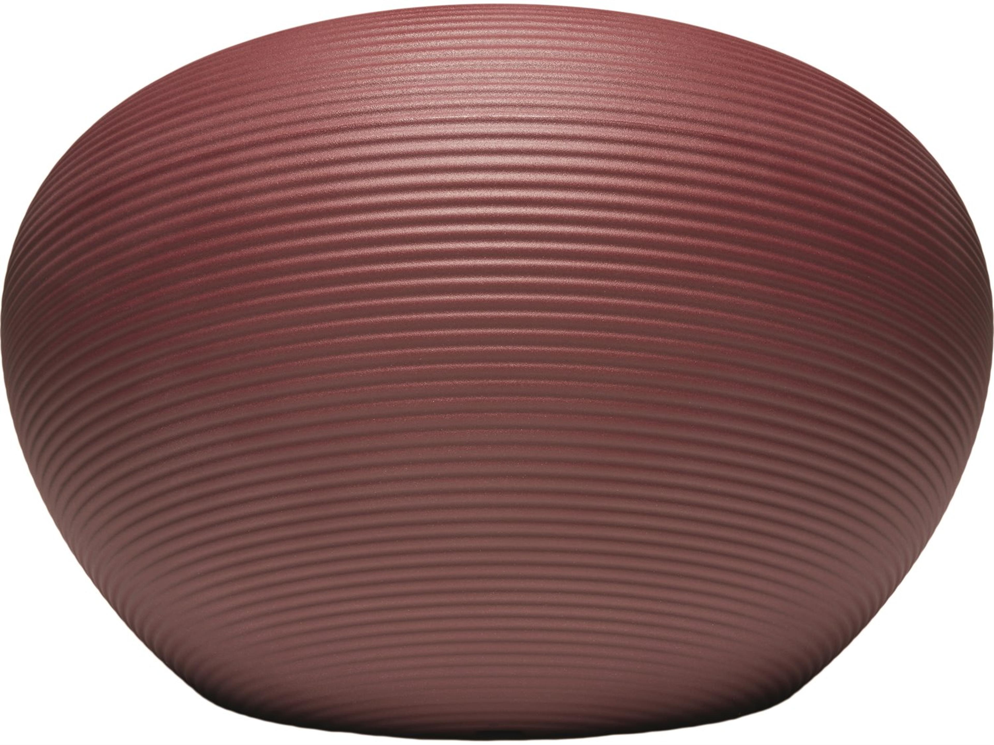 Qeeboo Outdoor Nami Indian Red Recycled Plastic Lounge Chair