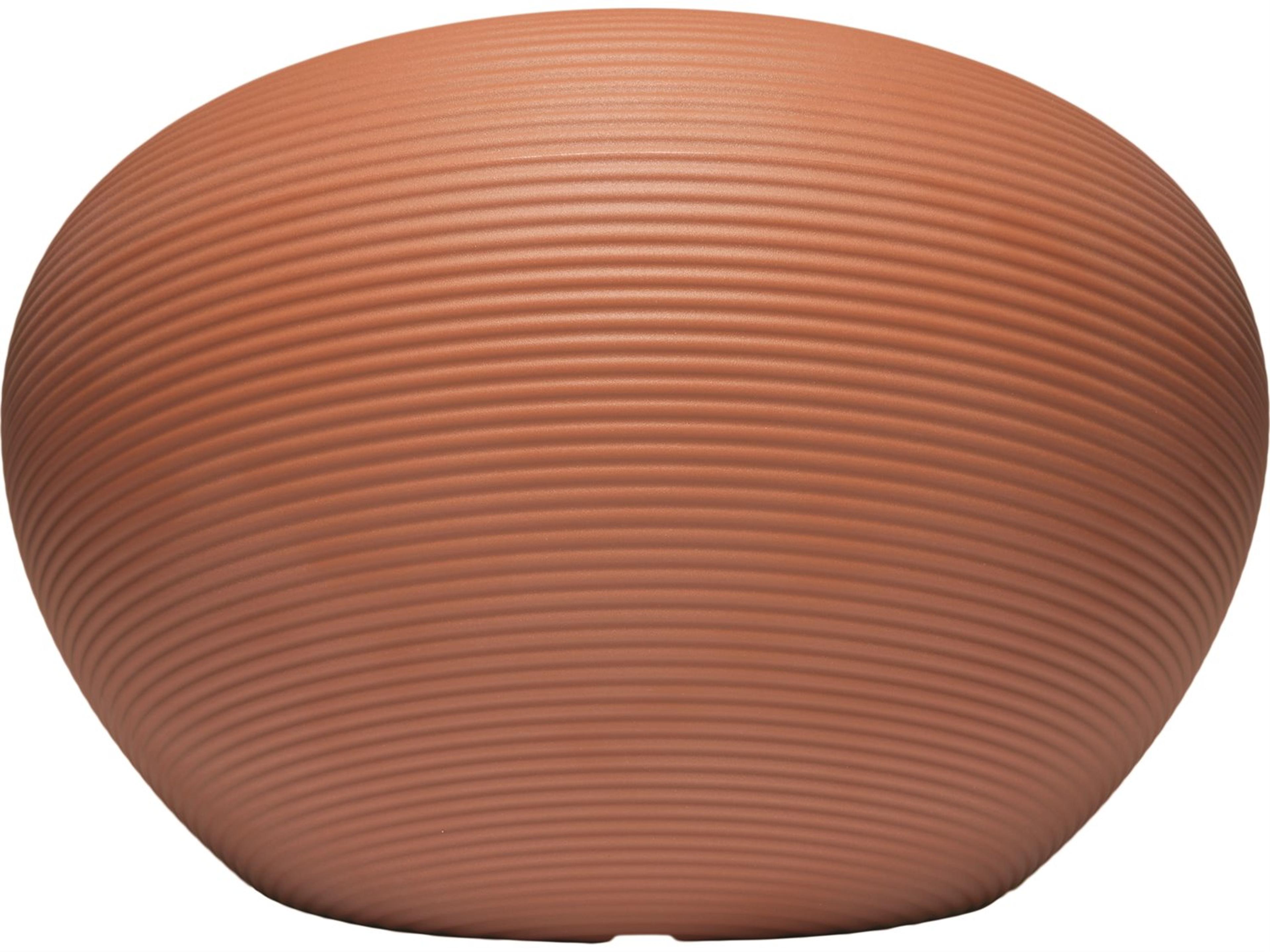 Qeeboo Outdoor Nami Terracotta Recycled Plastic Lounge Chair