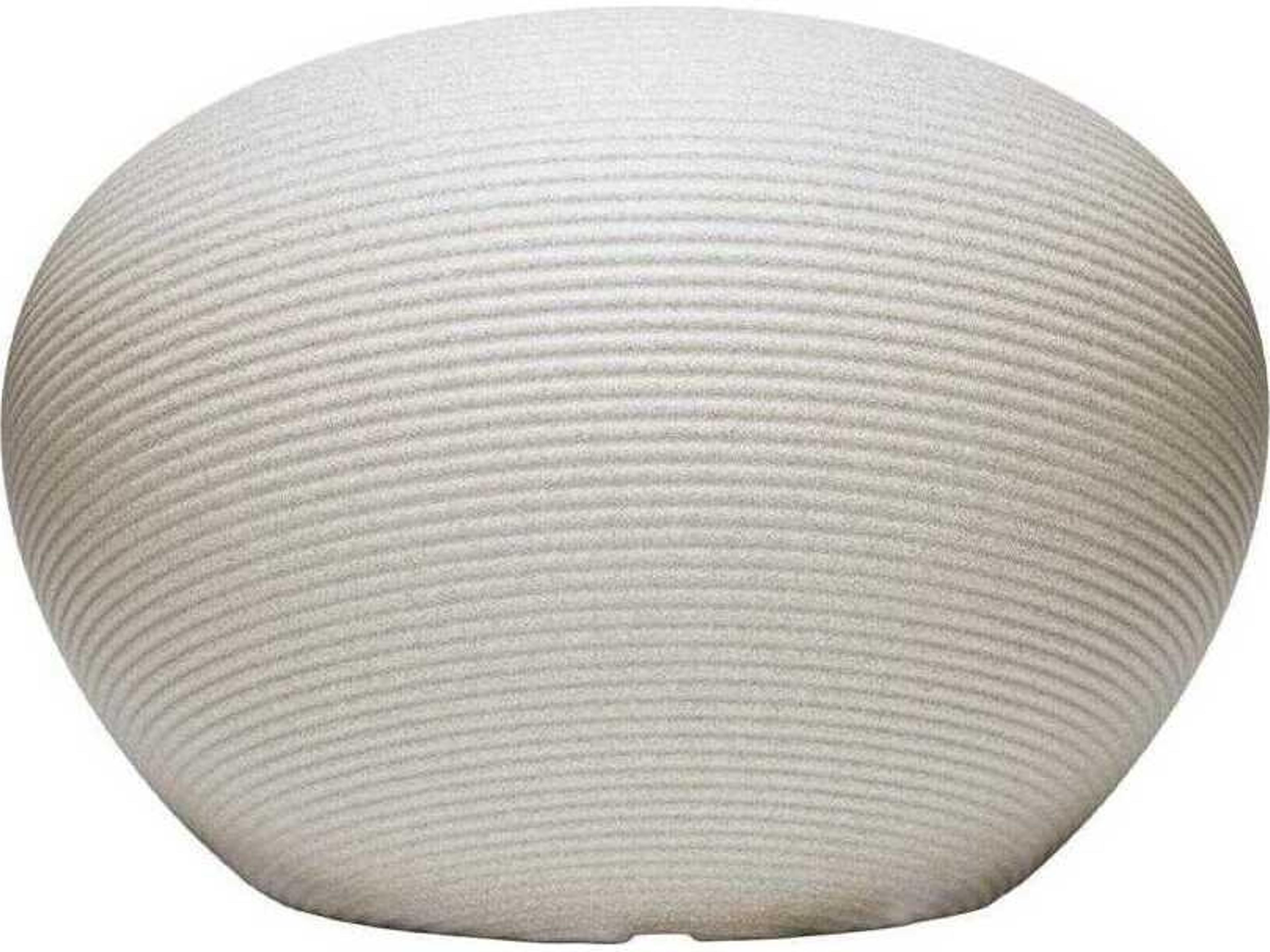 Qeeboo Outdoor Nami Stone White Mix Recycled Plastic Lounge Chair