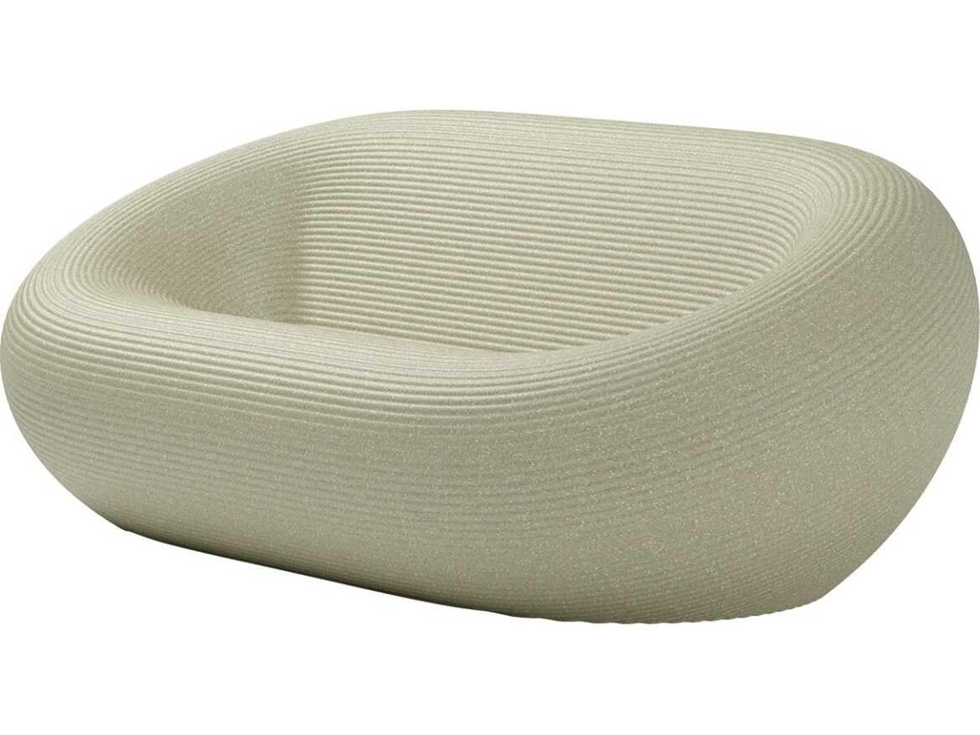 Qeeboo Outdoor Nami Sage Green Mix Recycled Plastic Sofa