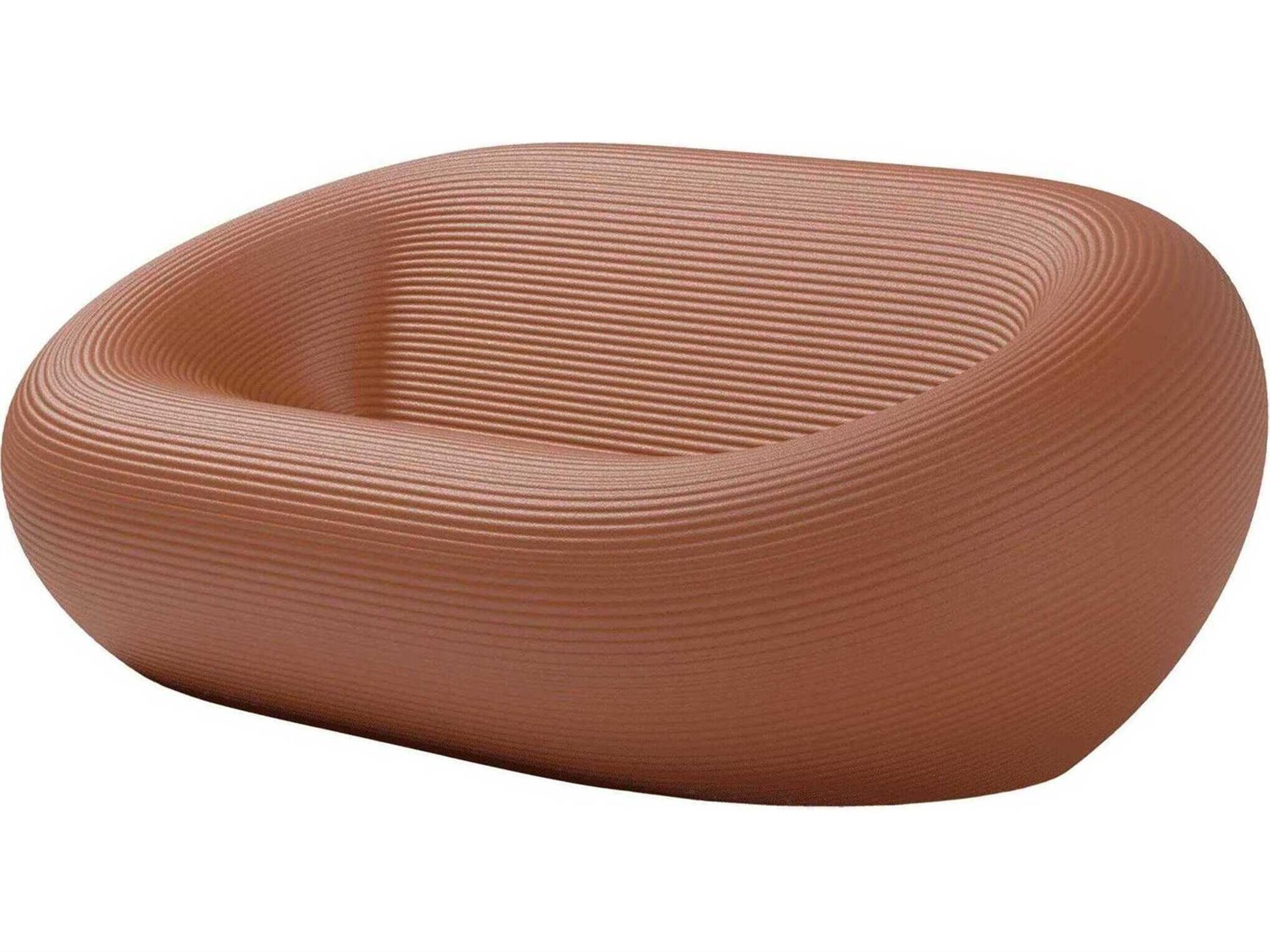 Qeeboo Outdoor Nami Terracotta Recycled Plastic Sofa