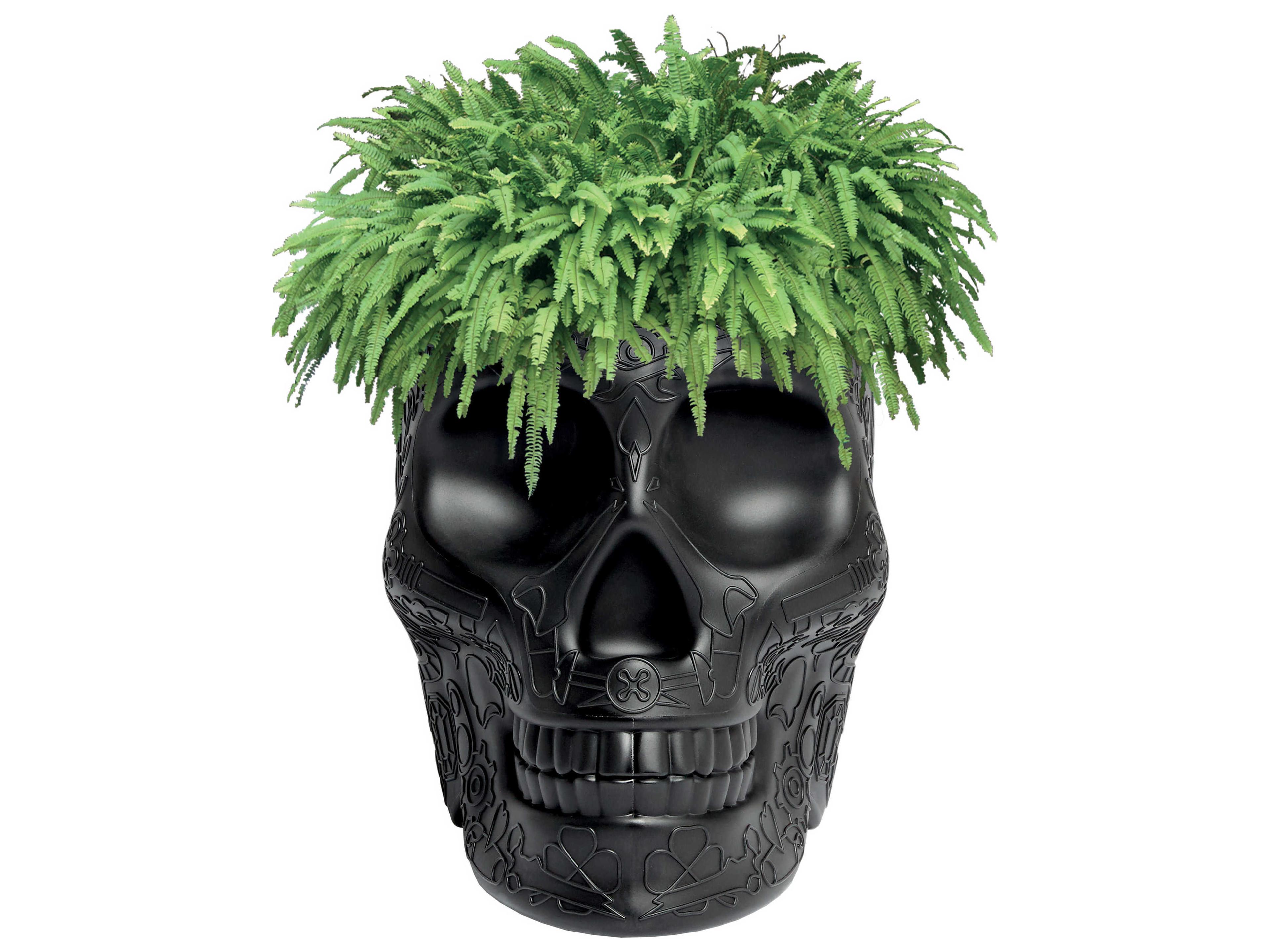 Qeeboo Outdoor Mexico Black Planter